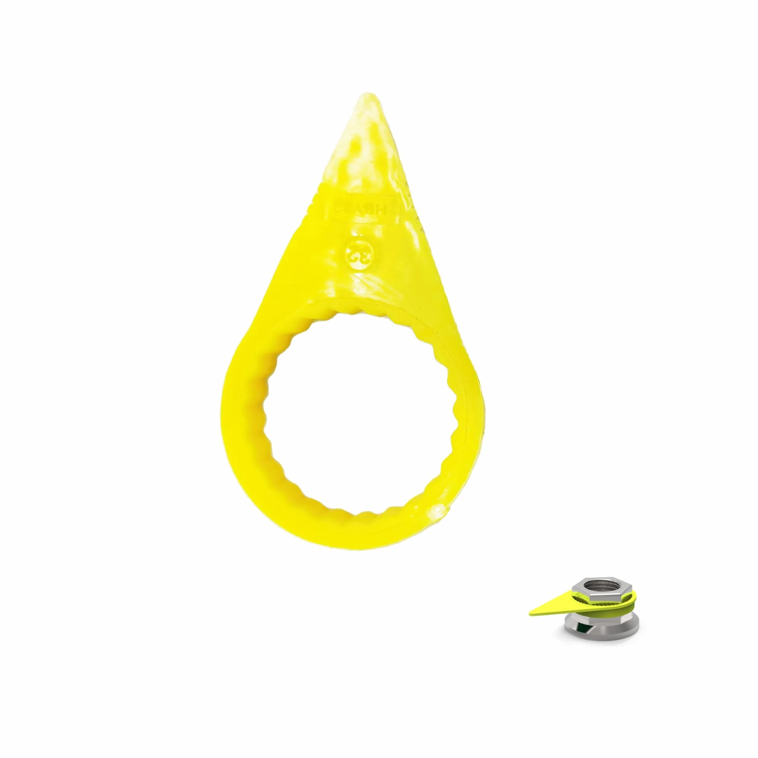 200 piezas de indicador de tuerca de rueda suelta Checkpoint para tuercas de 19 mm, 32 mm, 33 mm, 41 mm, indicador de comprobación de rueda amarillo de alta visibilidad (32 mm)