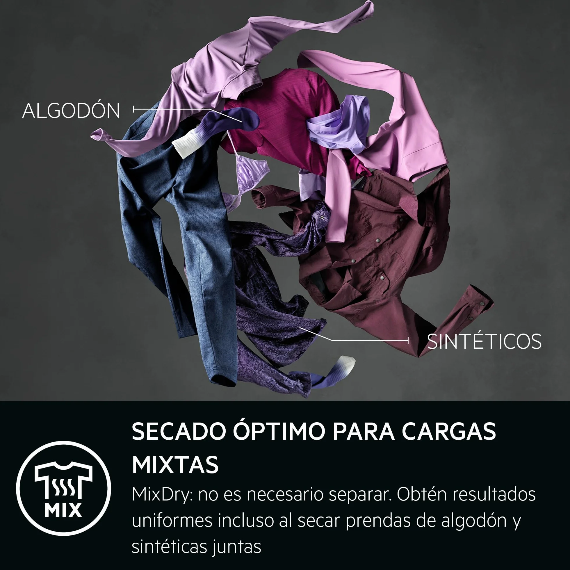 AEG TR818A2OB Secadora con Bomba de Calor Serie 8000 AbsoluteCare 8 kg Control Preciso del Secado