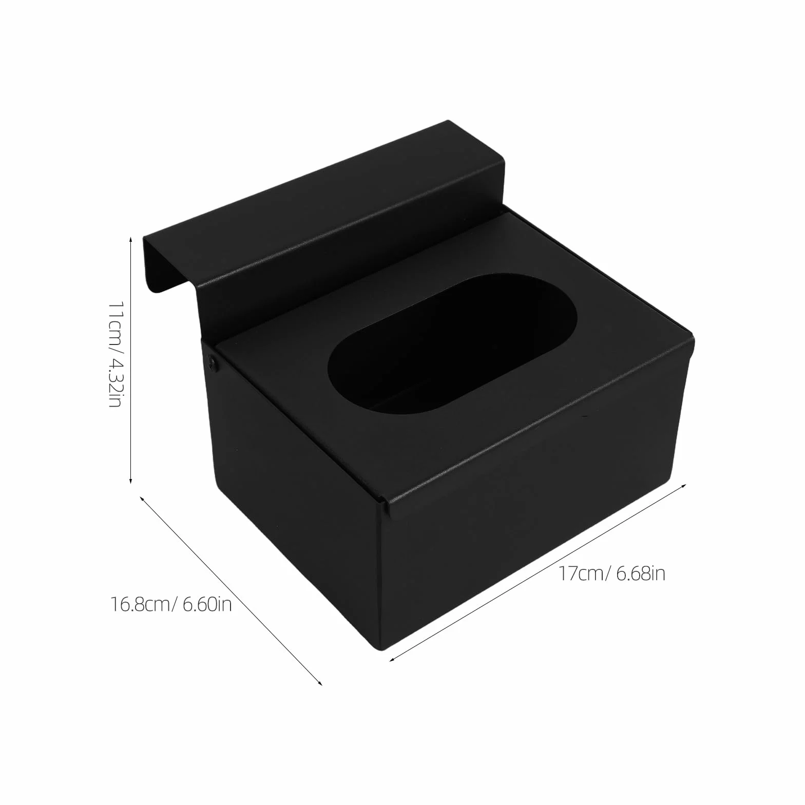 BETOOKY Dispensador Portabilidad Guantes de Acero Inoxidable Negro Transparente para Cocina