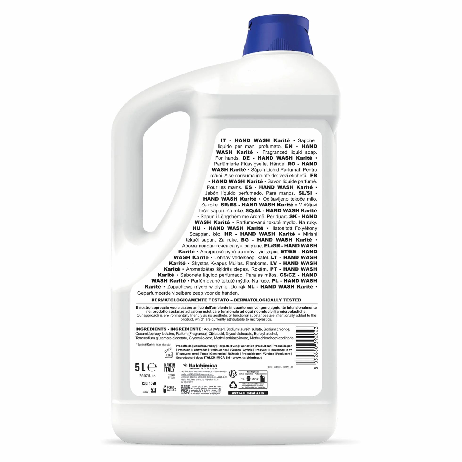 Jabón líquido perfumado para manos y cara 5 litros