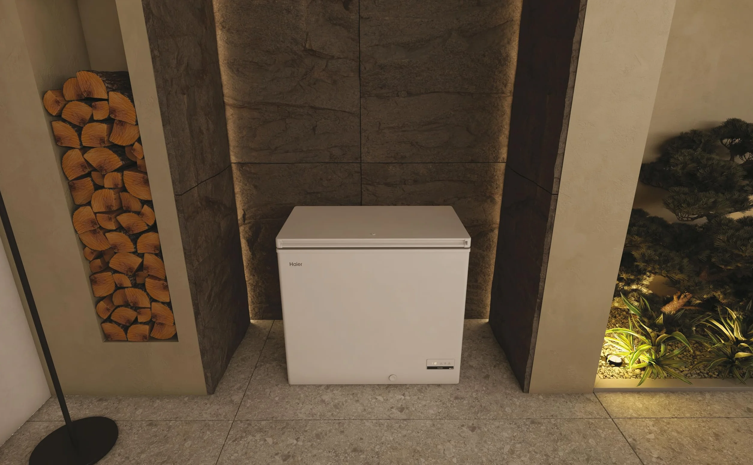Haier HCE200D Congelador Horizontal 196L 91,5cm Fast Freeze Super Congelación Display Digital Blanco