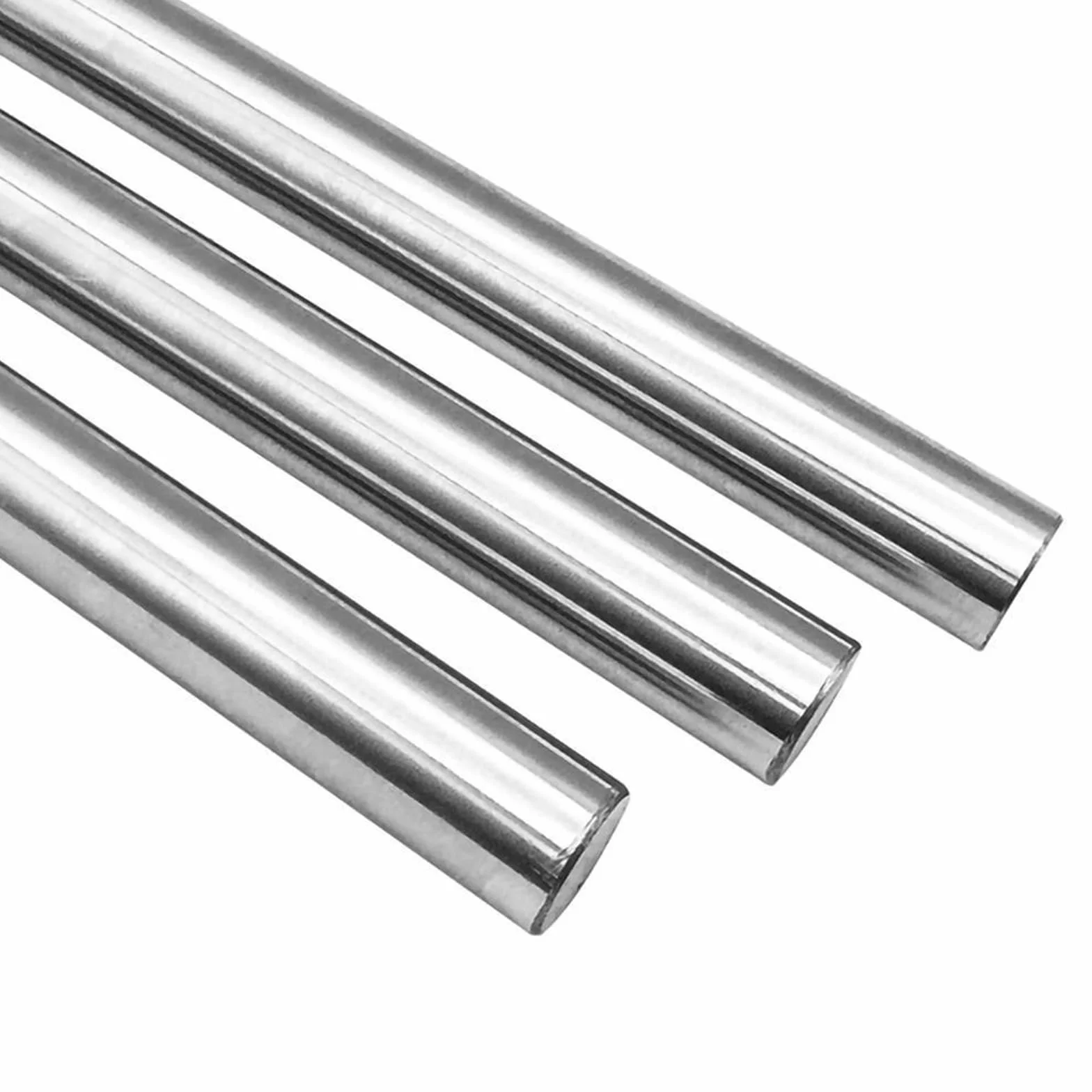 Varilla redonda cromada eje óptico guía lineal 4mm-30mm 100mm-400mm 45 varillas acero