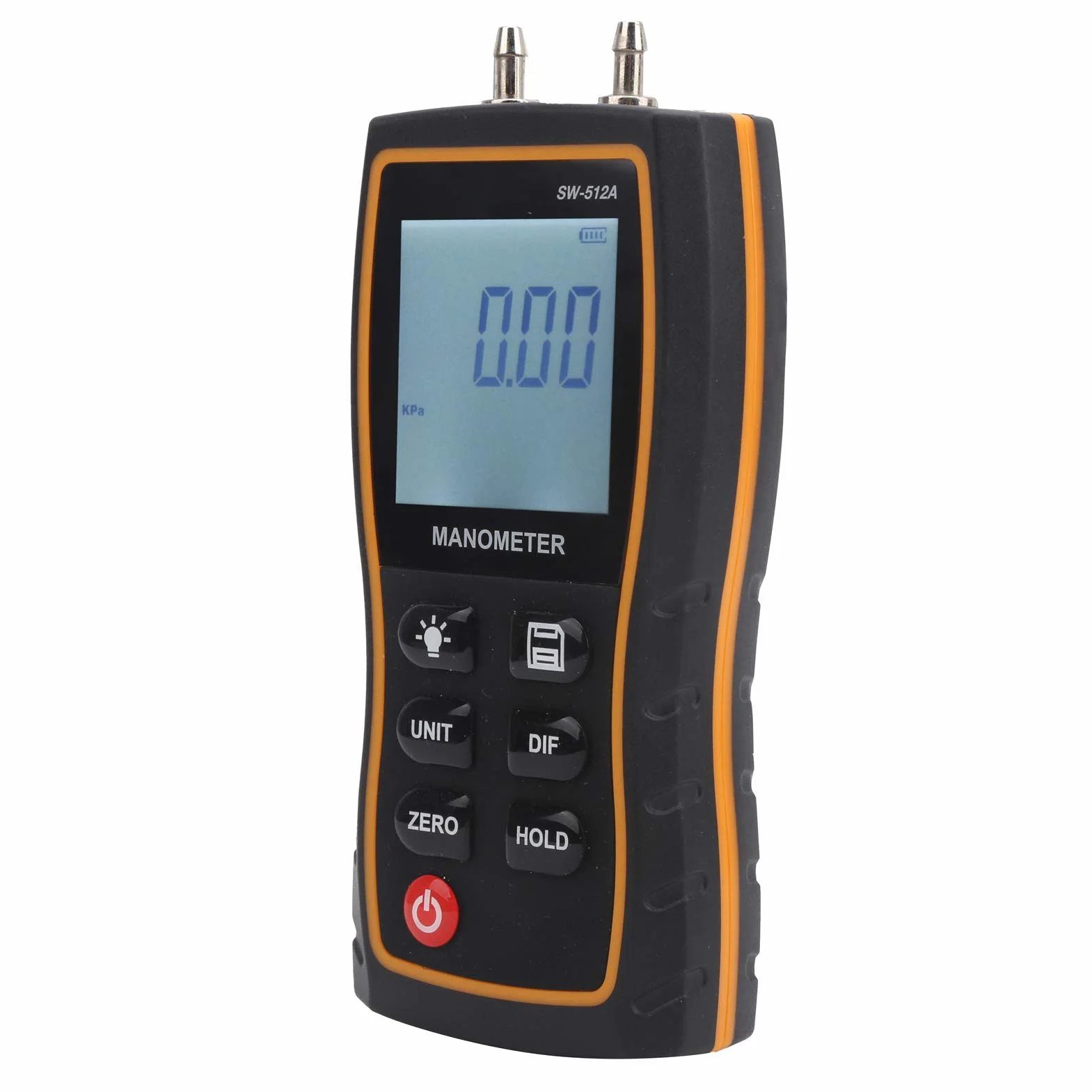 Manómetro Diferencial Digital SW512A - Medidor de Presión de Aire HVAC Preciso con Pantalla Retroiluminada