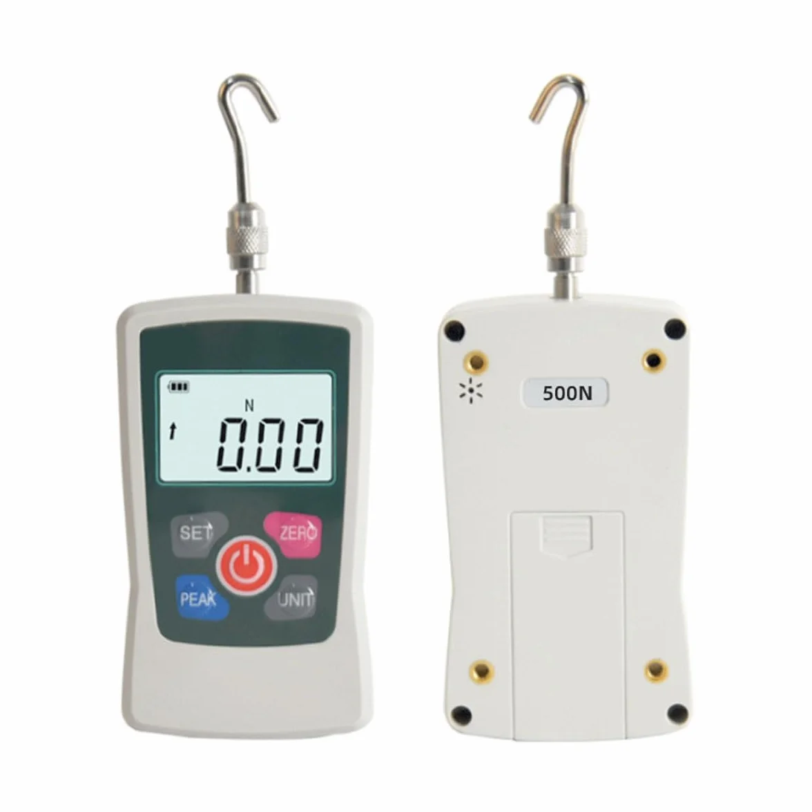 Medidor de Fuerza Digital 500 N, Medidor de Presión y Tracción Portátil