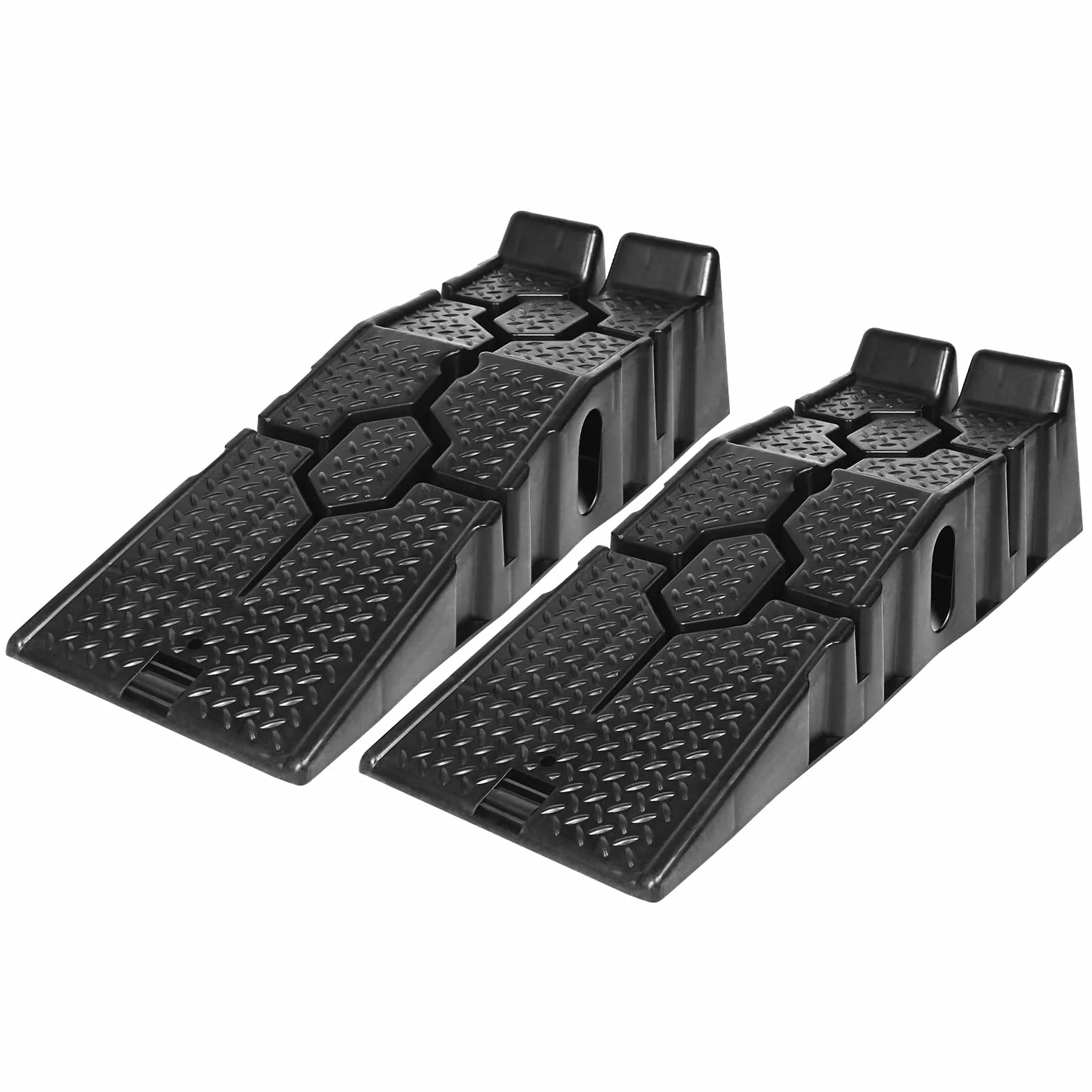 Rampas de carga de plástico 2500 kg 90 x 33 x 22.5 cm Juego de 2