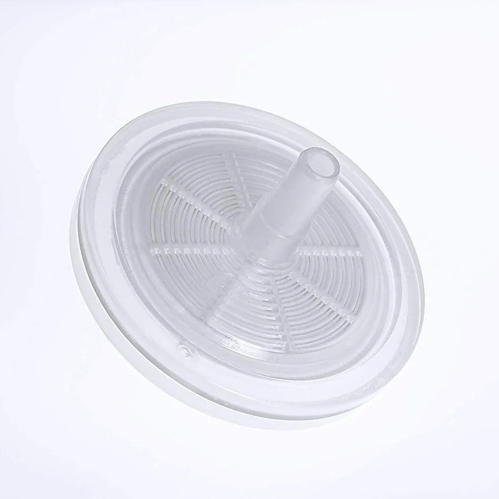 GVS Filter Technology, Filtro de jeringa, ABLUO, 25mm, Membrana NY, 0.45µm, alojamiento PP, 100/pc