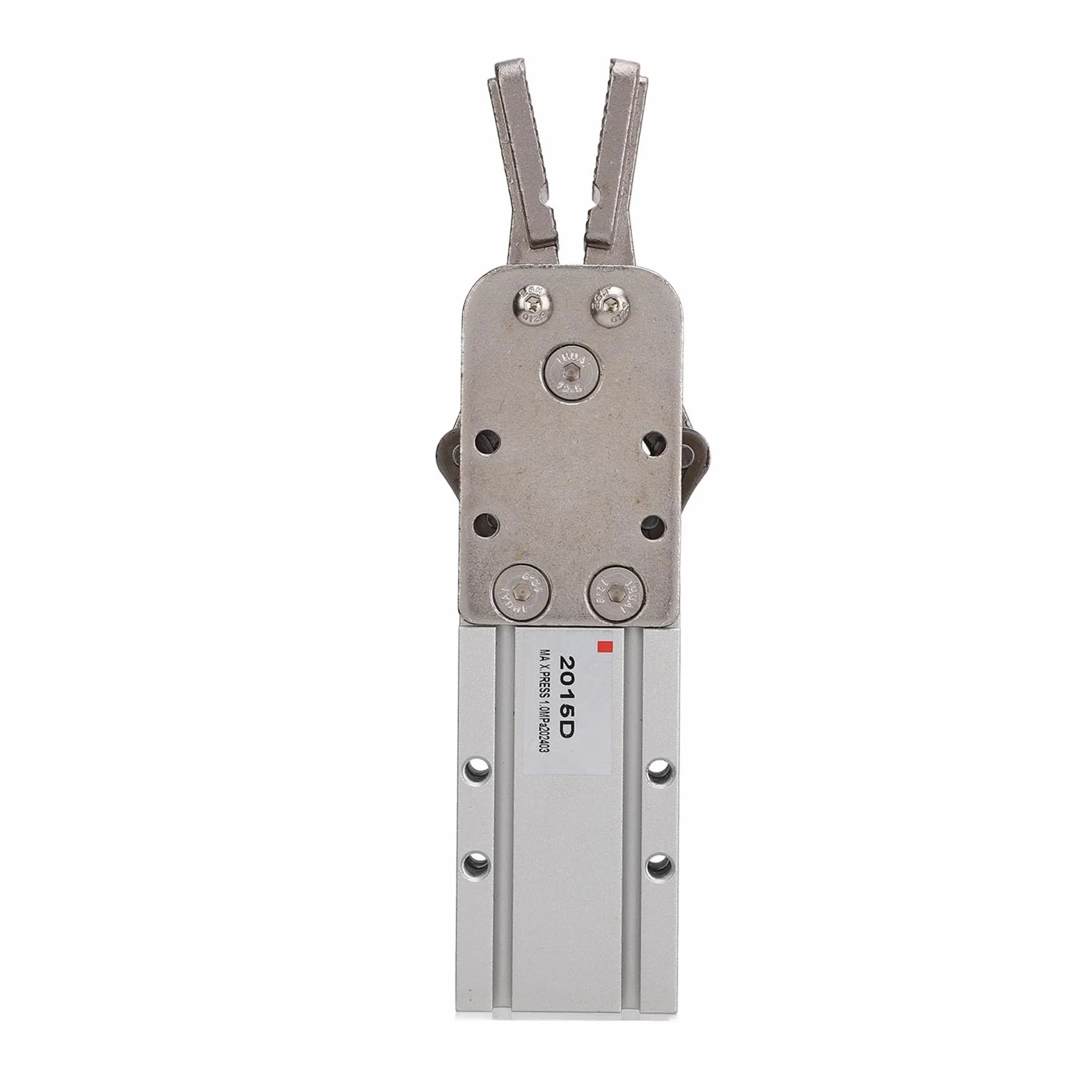 Cilindro neumático pinza doble acción, 0,15-0,7 MPa, fuerza 1 kN