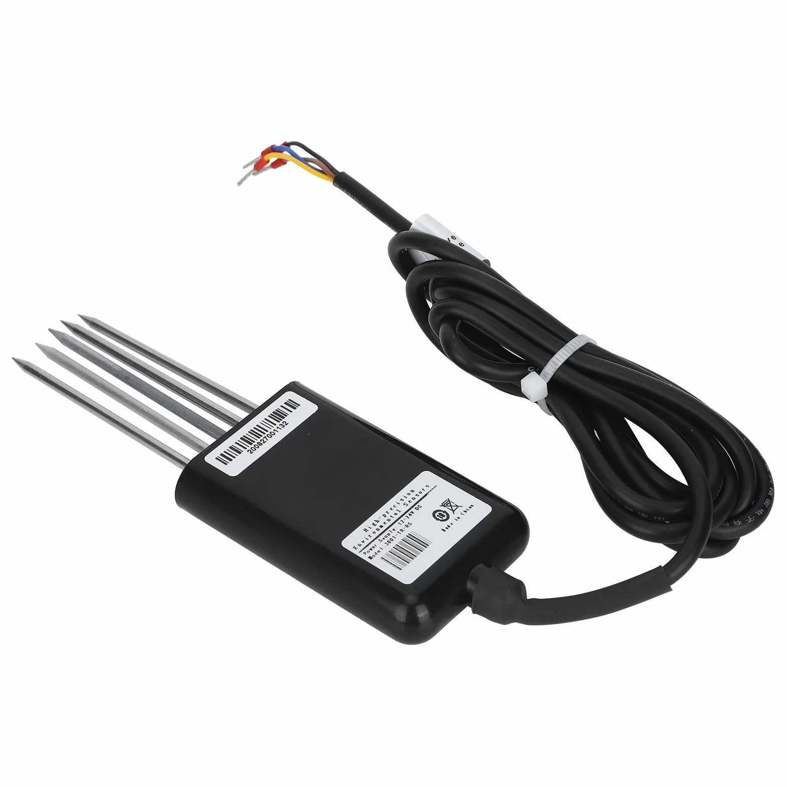 Detector de Conductividad con Sensor RS485 Multiparámetro de Suelo de 5 Pines para Riego con Ahorro de Agua de Flores y Verduras