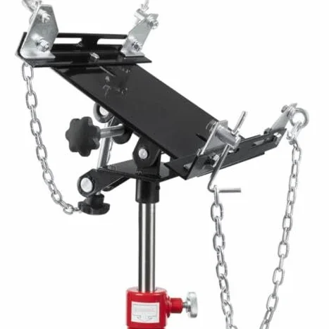 SIO Adaptador Ajustable para Caja de Cambios – Soporte para Gato Hidráulico de Foso – Plataforma Regulable Universal para Transmisiones y Motores – Herramienta Profesional Taller Automoción