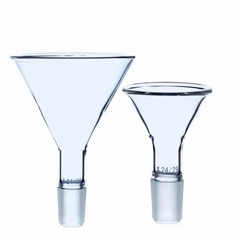 Matraz Erlenmeyer Erlenmeyer Graduado, Embudo de alimentación cónico de Vidrio Transparente de 50 mm a 150 mm (1 Unidad)(120mm Joint No.24)