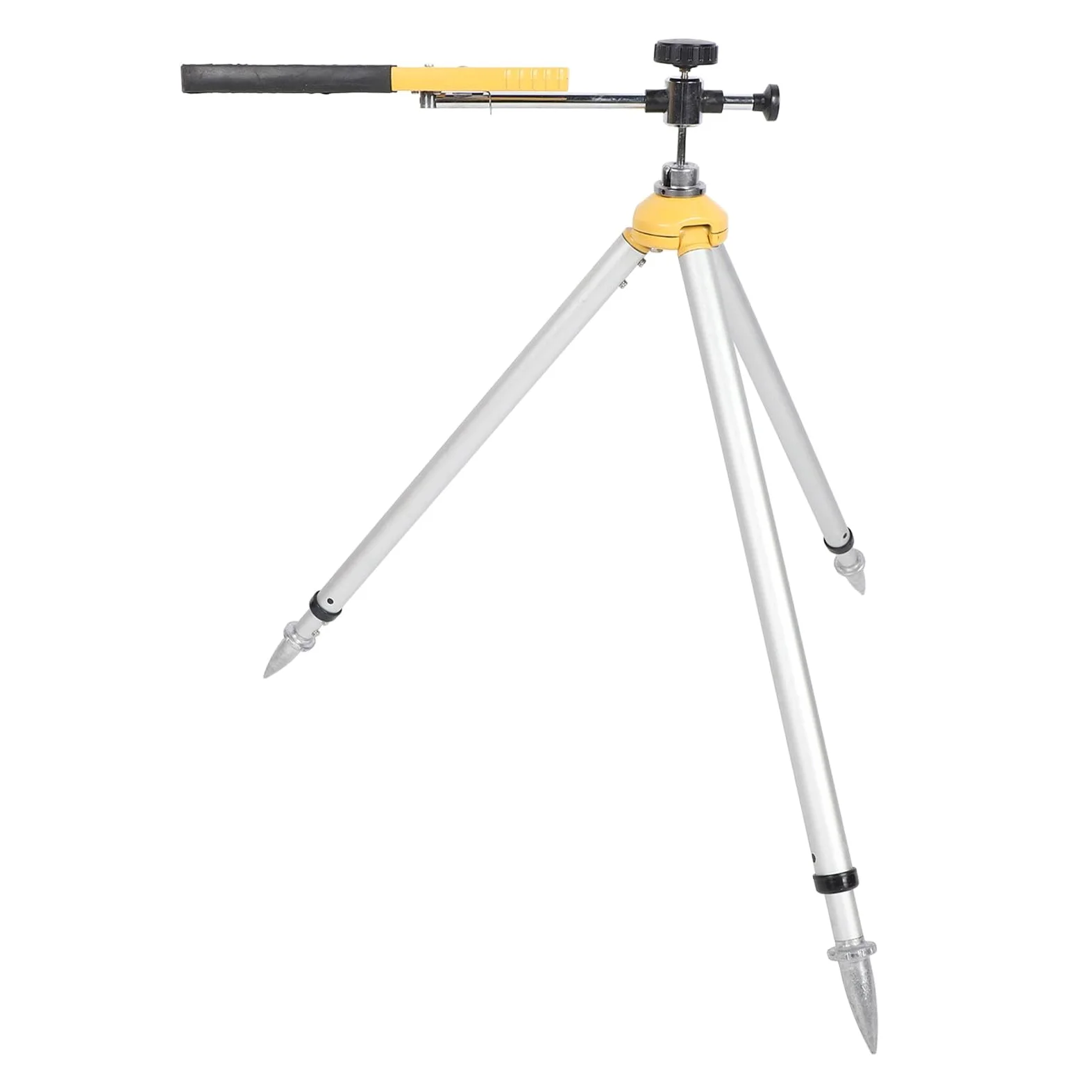 Soporte de Poste de Prisma de Estación Total, Abrazadera Ajustable Duradera para Topografía del Suelo, Aleación de Aluminio de 62-88cm