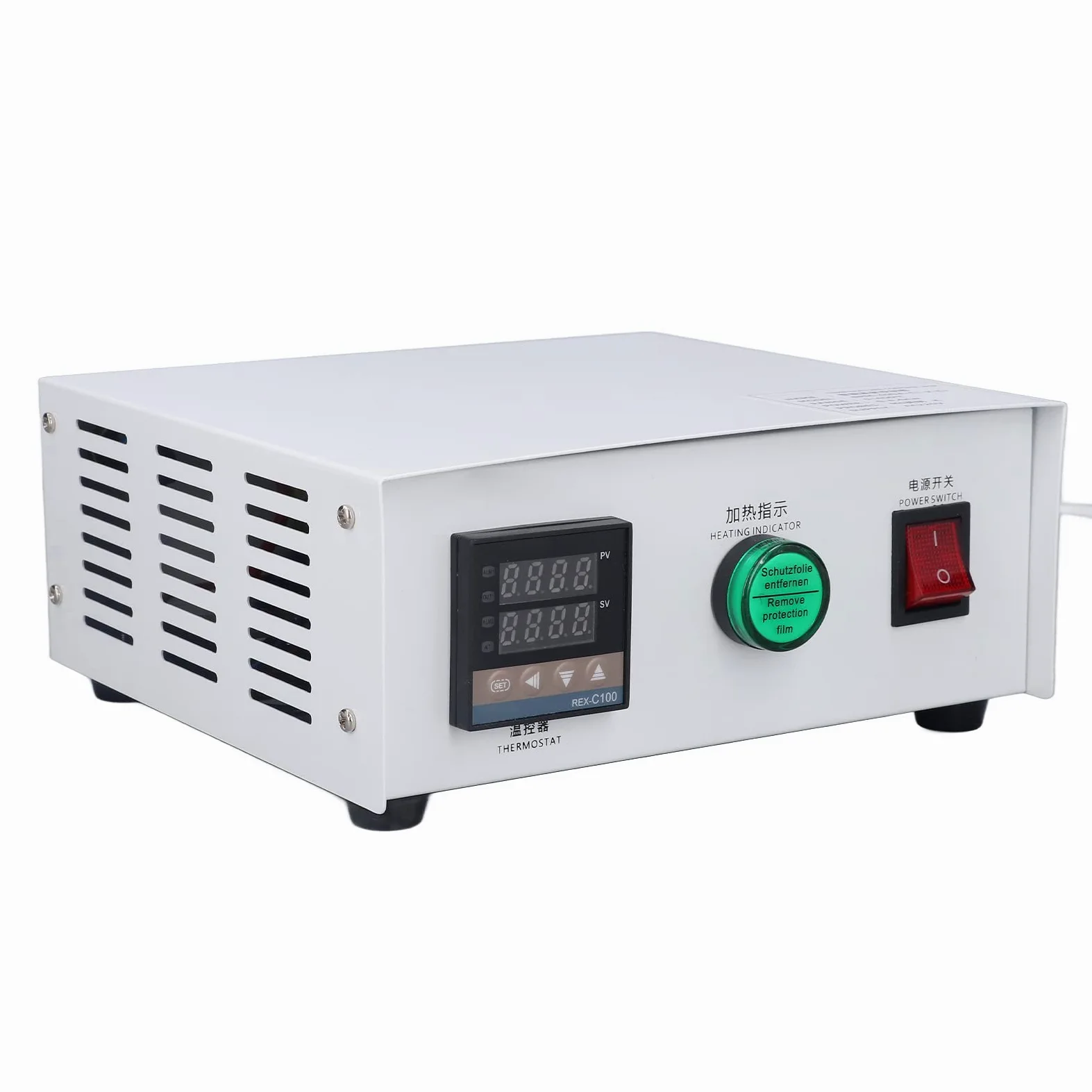 KIMISS Caja de Termopar con Controlador de Temperatura PID para Hornos IR, relé de Estado Sólido Autoajustable de 0-400 ℃, AC220V (#2)