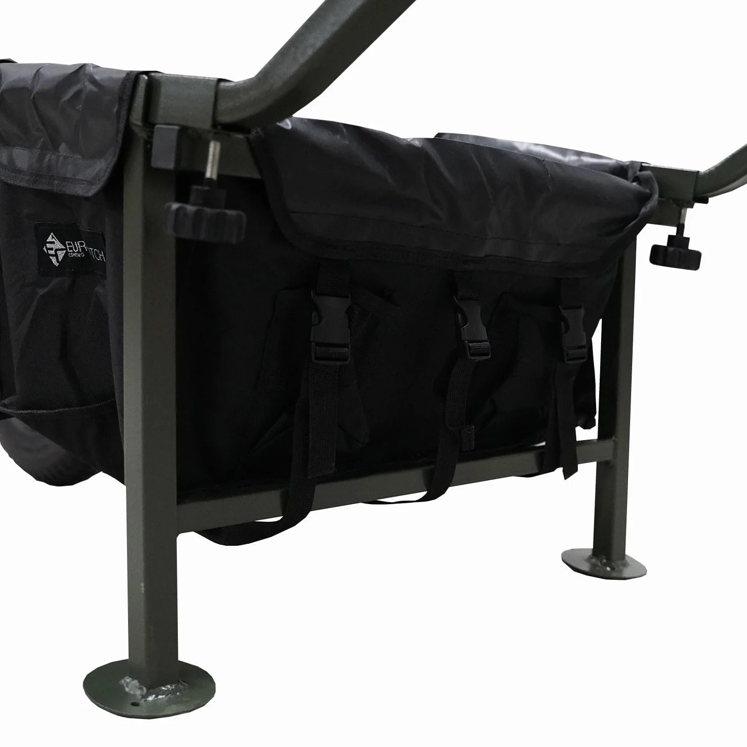 Carretilla XXL - Carro de Pesca - Rueda de PU NO MÁS pinchazos - Desmontable - Ajustable - Incluye Bolsa de Almacenamiento 600Dn - Carro de Transporte Marco Extensible (75cm-100cm)