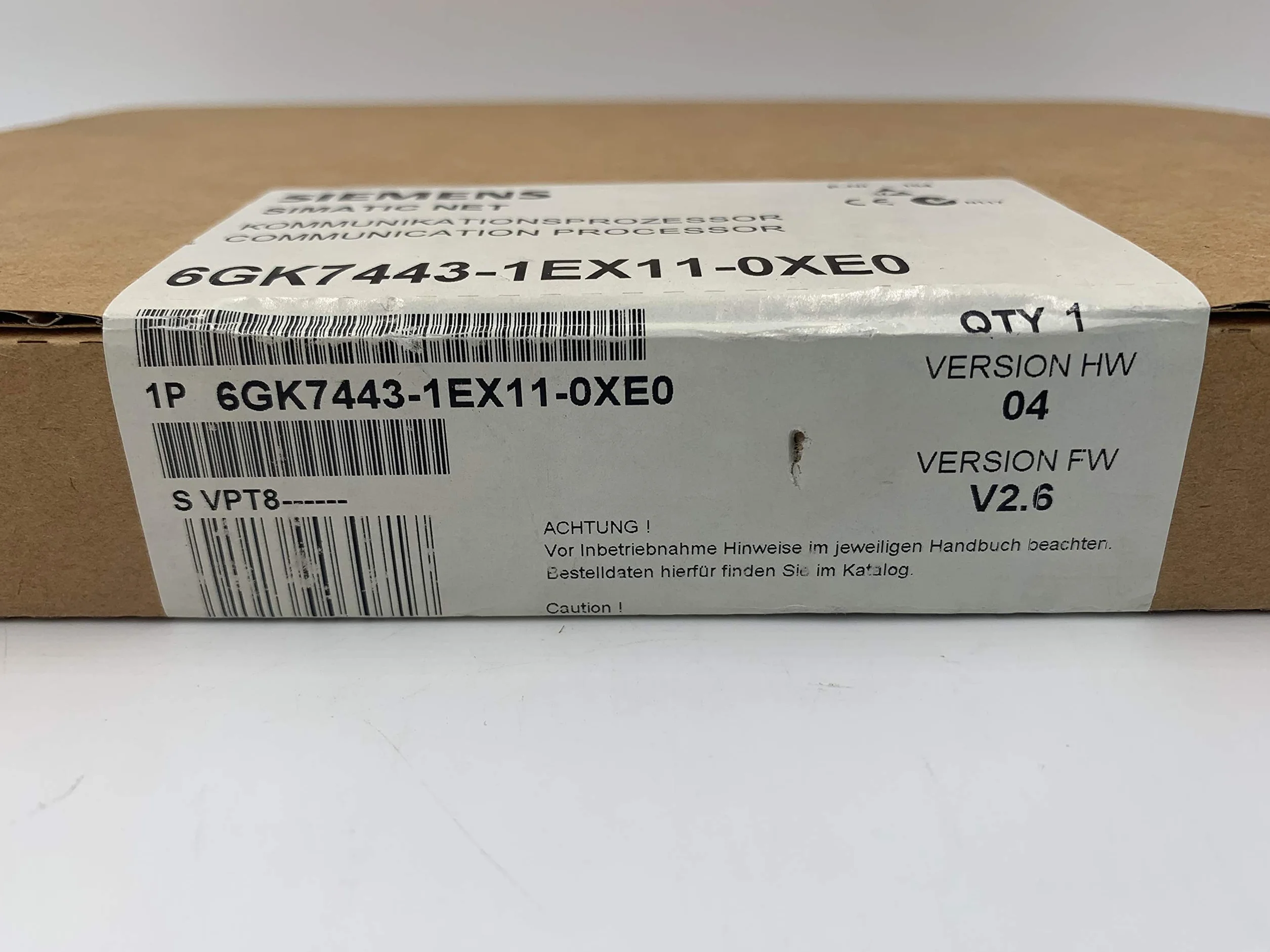6GK7443-1EX11-0XE0 Siemens Simatic S7-400 Communications processor CP 443-1 PLC SPS Controller 6GK7 443-1EX11-0XE0 new 6GK74431EX110XE0 4019169030717