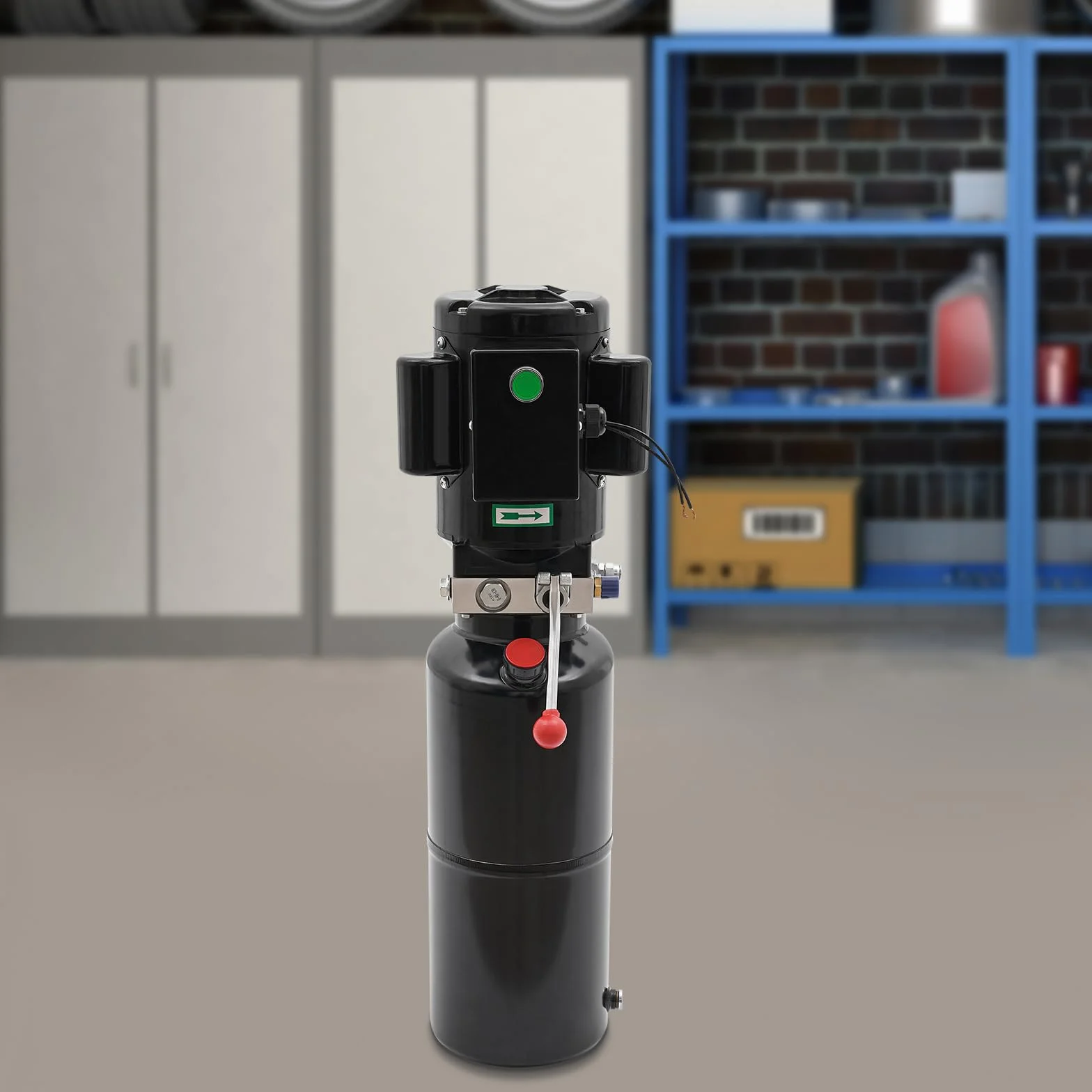 Grupo hidráulico bomba hidráulica 2,2 kW máx. 18 MPa Presión 10.6 Qt Tanque de aceite 2850 RPM Uso con una sola mano Adecuado para elevadores y sistemas hidráulicos
