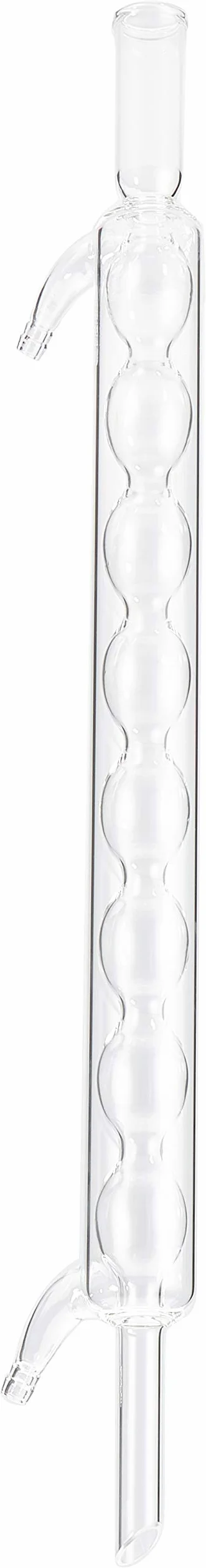 1 720 400 allihn enfriador, vidrio borosilicatado, cristal transparente