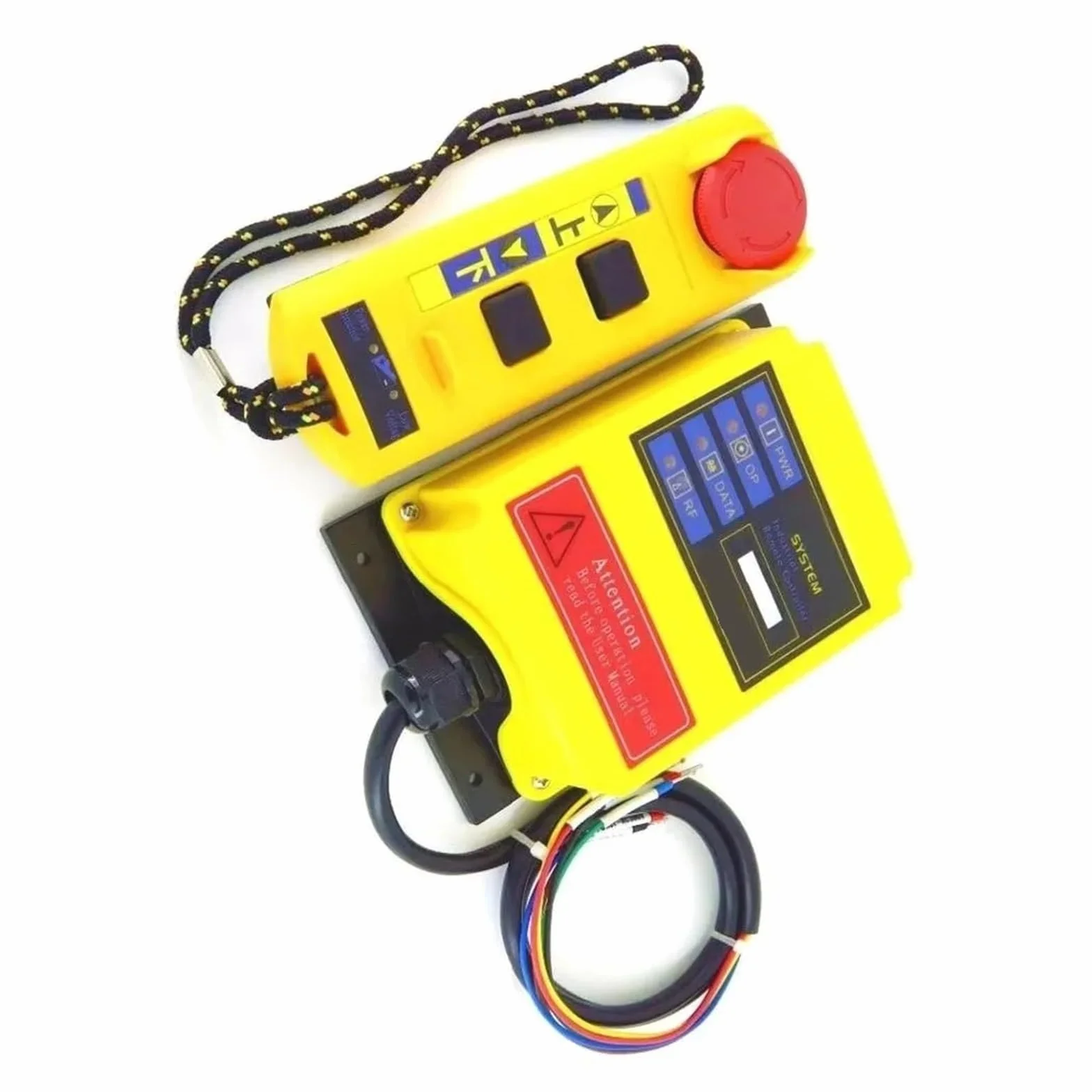 Interruptor de control remoto for grúa industrial A2S (1 unidad, 1 receptor, 1 transmisor, CA 220 V)