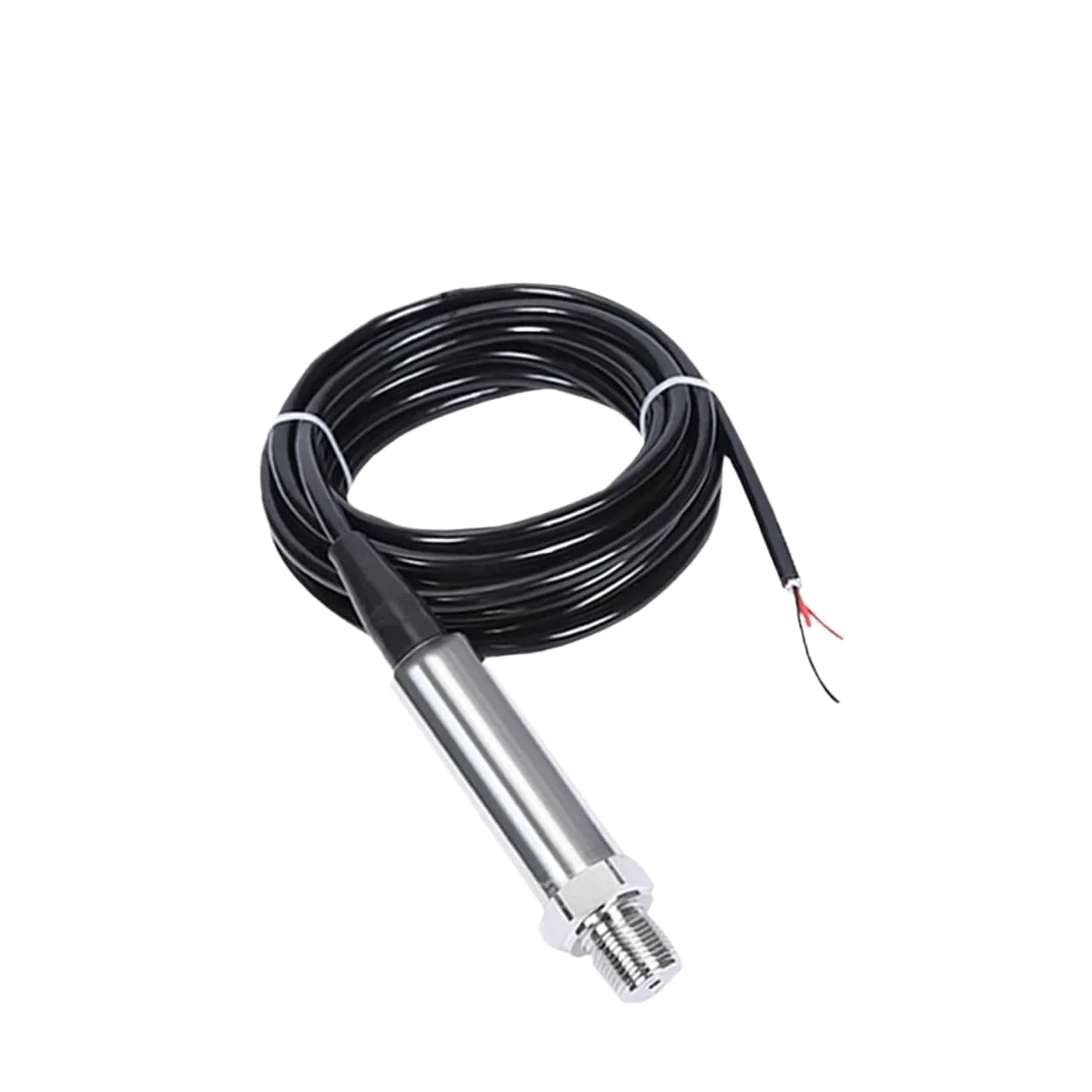 Transmisor de presión Sumergible de Combustible, Rosca de 1m for Tanque de camión, transmisor de Nivel de Agua hidrostático piezoeléctrico de 0-5v(0-40Kpa (4000mm Water))