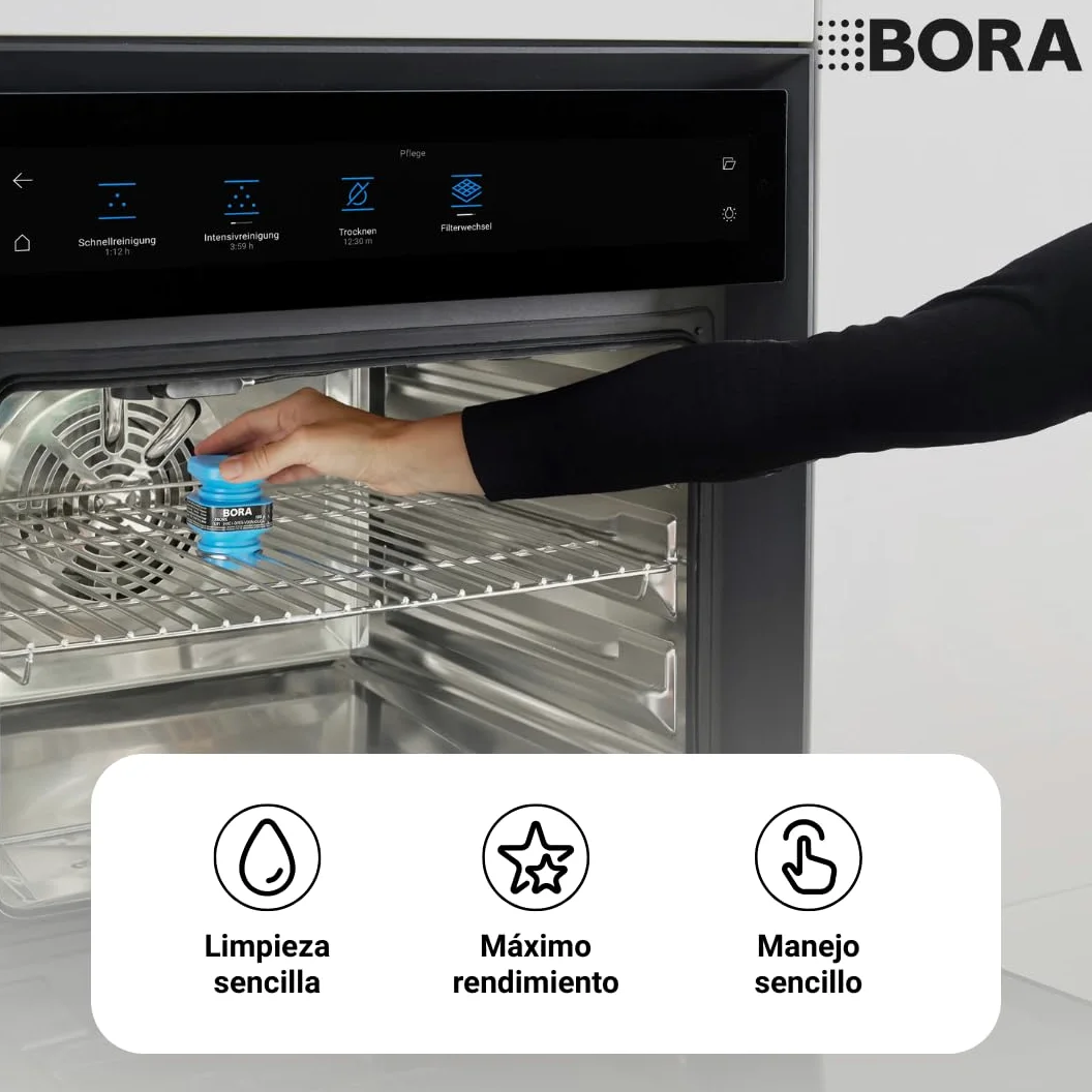 BORA 6 Cartuchos de Limpieza para Horno de Vapor BORA X BO, autolimpiante, Cartuchos de Doble cámara, Accesorios de Limpieza, XBORK/6