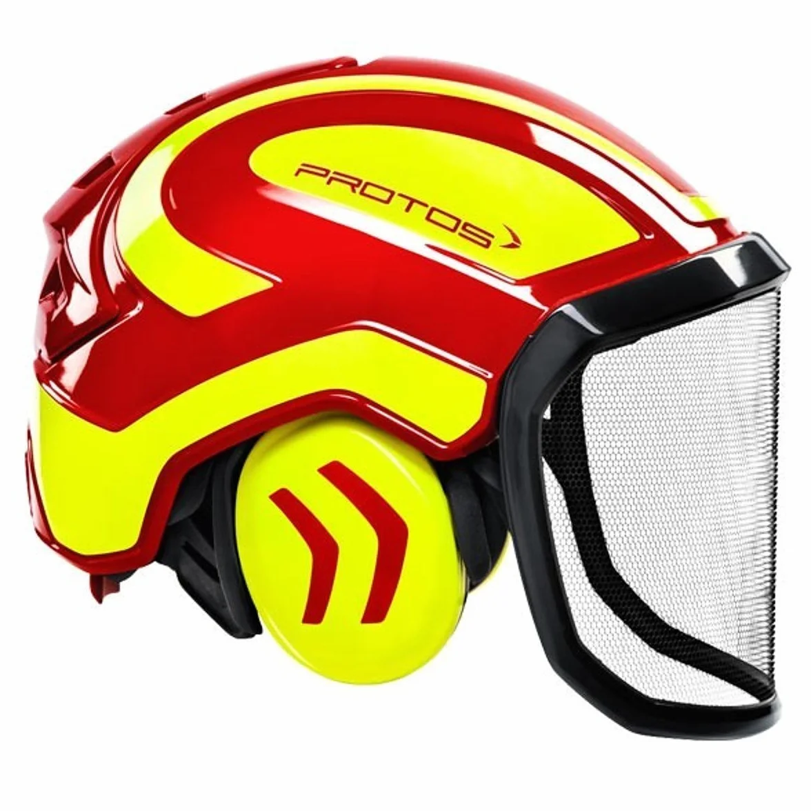 PROTOS® Casco de seguridad Integral Forest protección auditiva, color: negro, equipamiento: visera fina