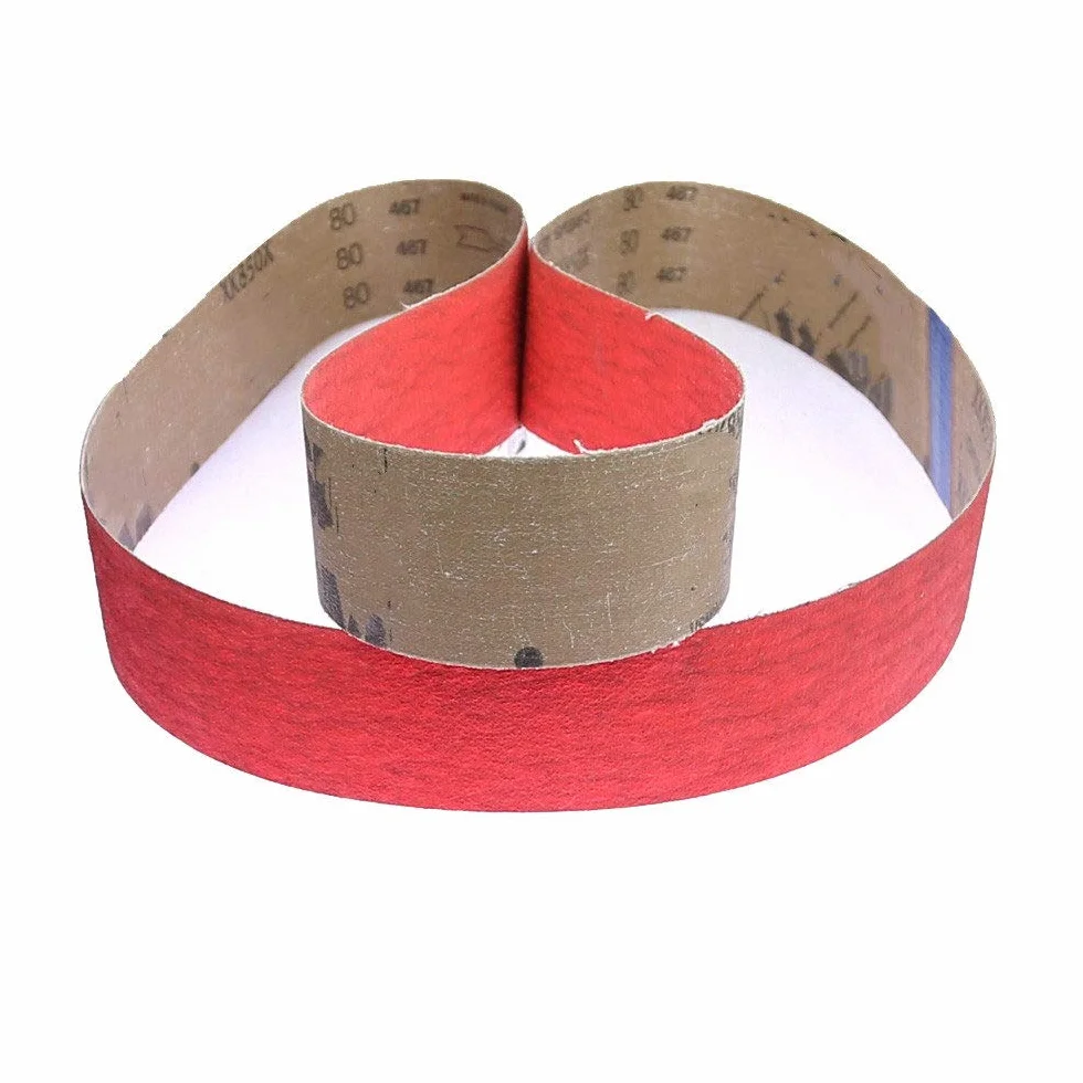 Bandas abrasivas de lijado de cerámica 686x50 mm P36 para acero superduro