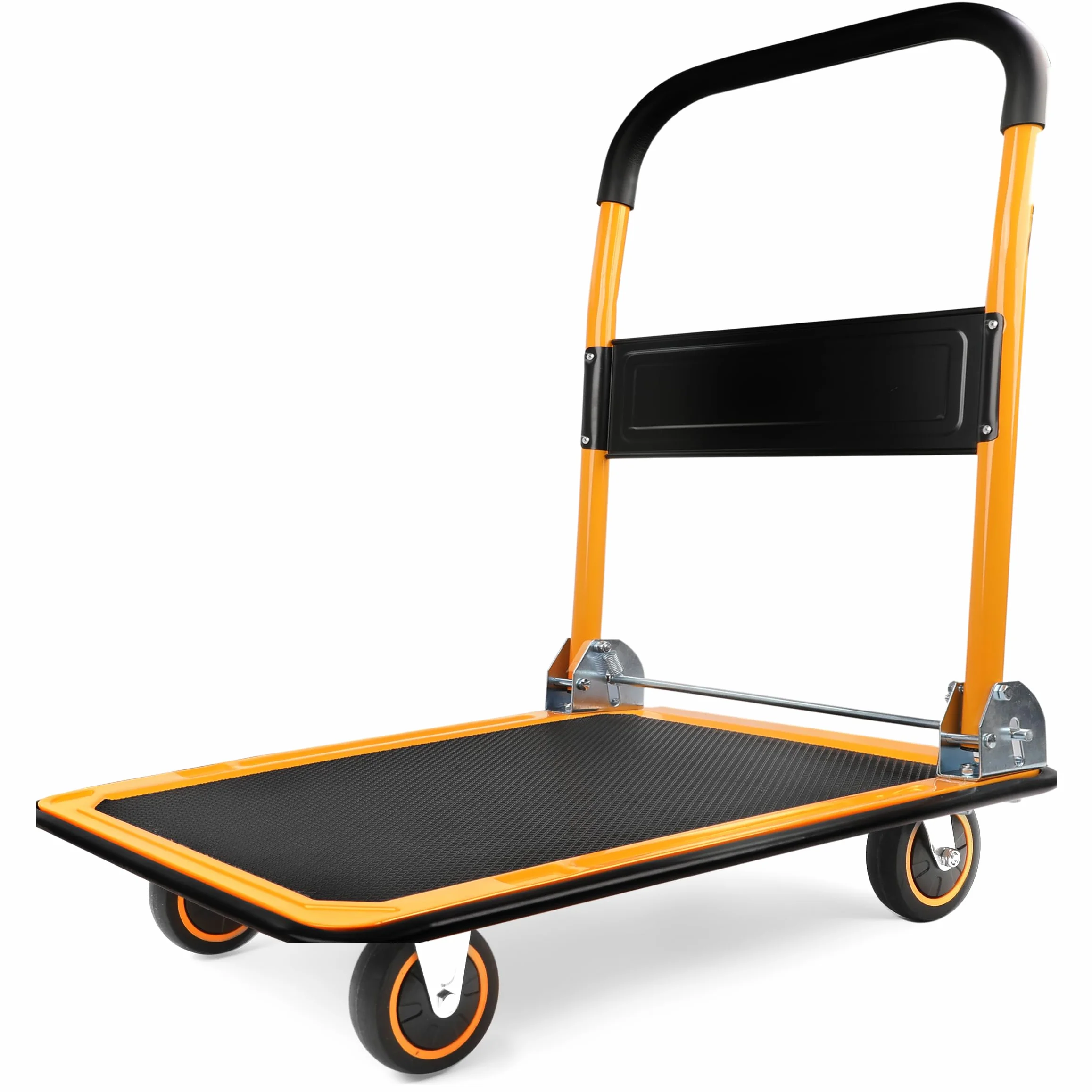 MaxWorks 80876 Plataforma Plegable para camión con Plataforma móvil, 149,68 kg Capacidad de Peso con Ruedas giratorias