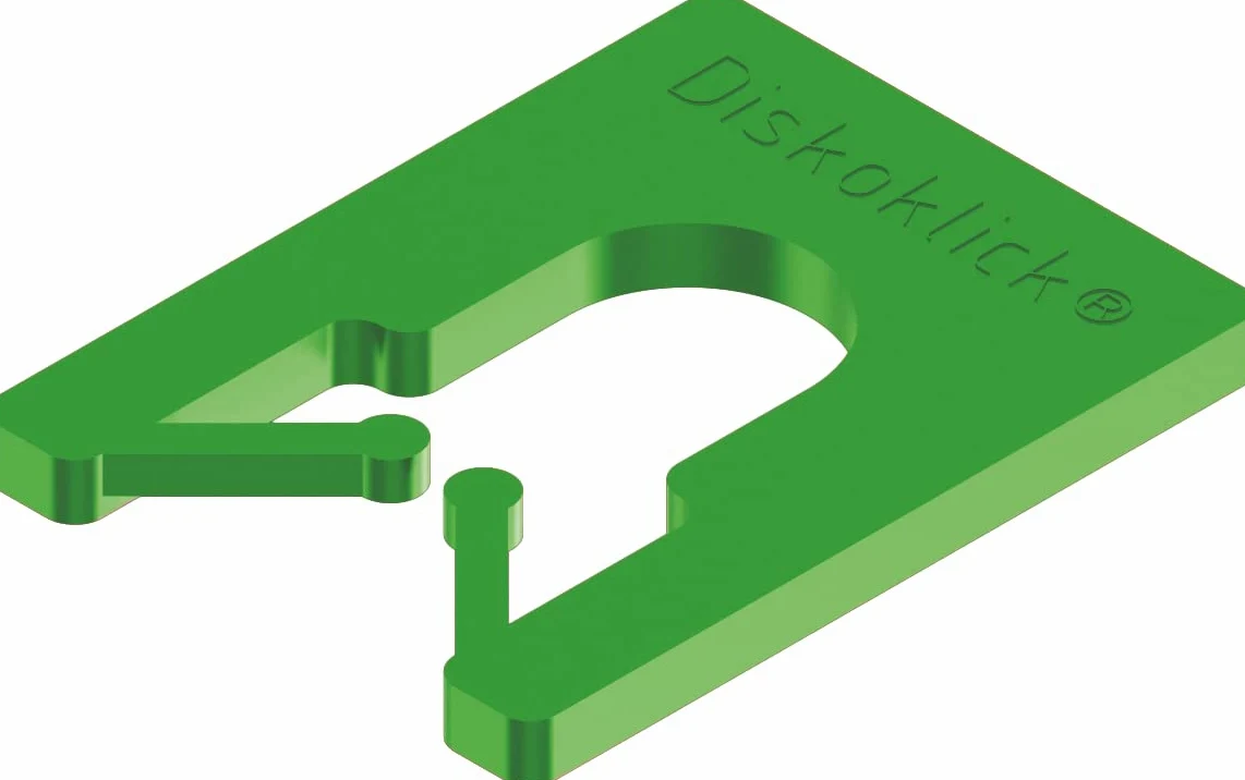 Roto TS11924 Sistema de paletas distanciadoras, Verde, 65 x 52,5 x 5 mm
