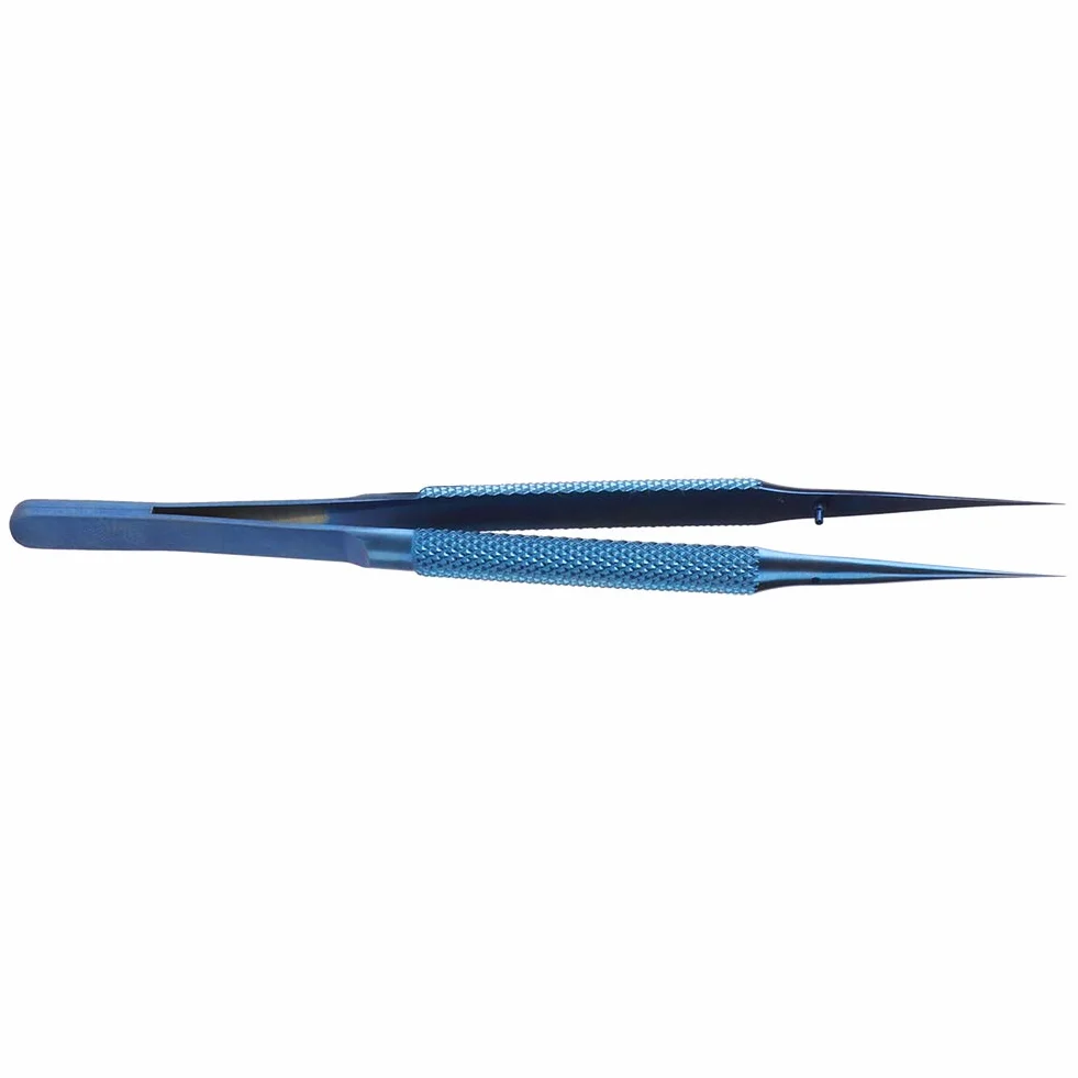 Fafeicy Pinzas de Precisión Aleación de Titanio 5,5 Pulgadas Antiestáticas Punta Ultrafina para Electrónica Soldadura
