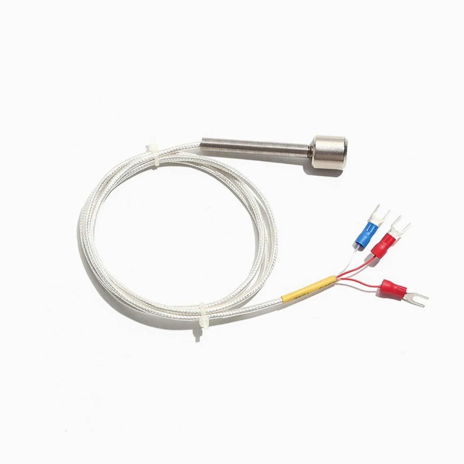 Sensor de resistencia térmica industrial de adsorción magnética de alta resistencia PT100-60-80 ℃/-60-180 ℃/-60-350 ℃ 1M-5M(-60-180c,Cable length 5M)