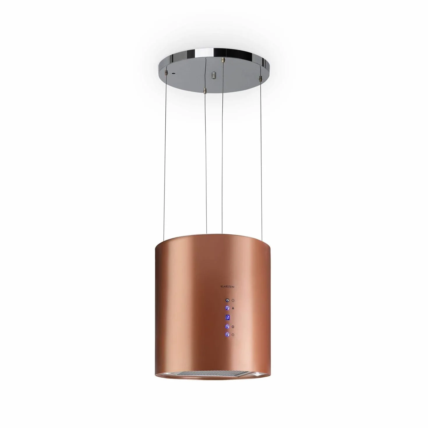 Klarstein Campana Isla Cocina Extractor 558m³/h Filtros Carbón Activo