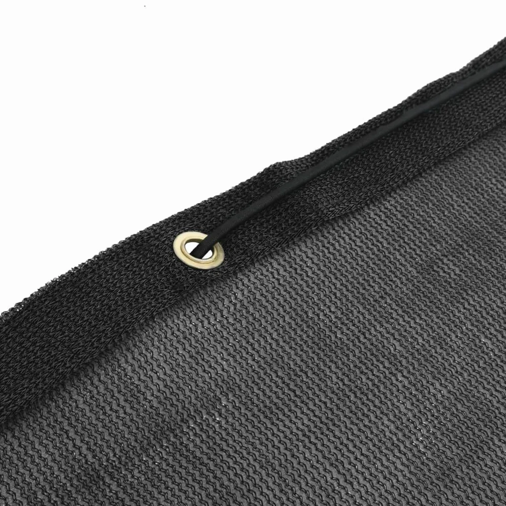 vidaXL Red para Contenedor Transporte HDPE Negro 3.5x8m Accesorios Vehiculos