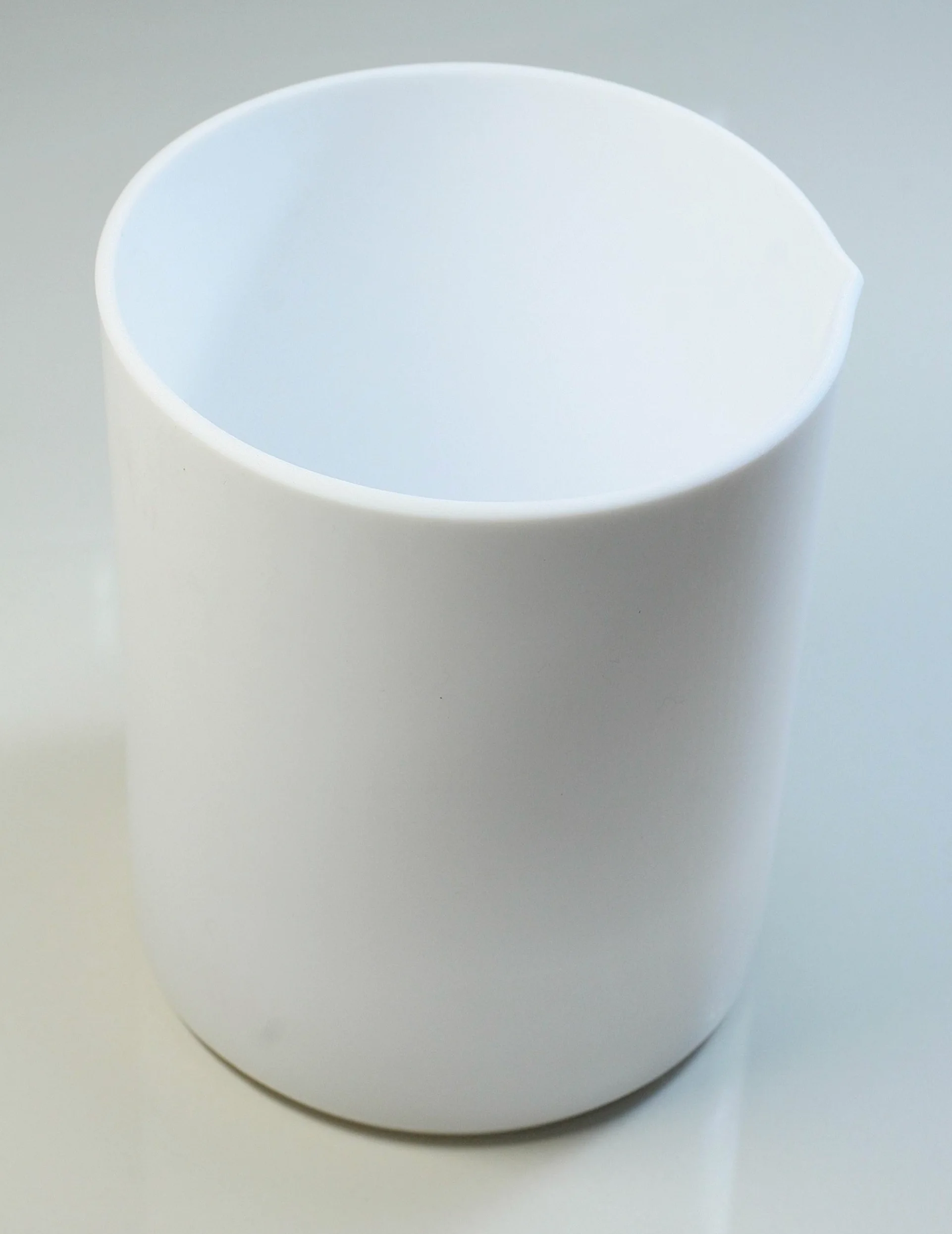 Vaso de precipitados de PTFE PEFT de 1000 ml - Crisol de laboratorio resistente a productos químicos agresivos 1 pieza sin tapa