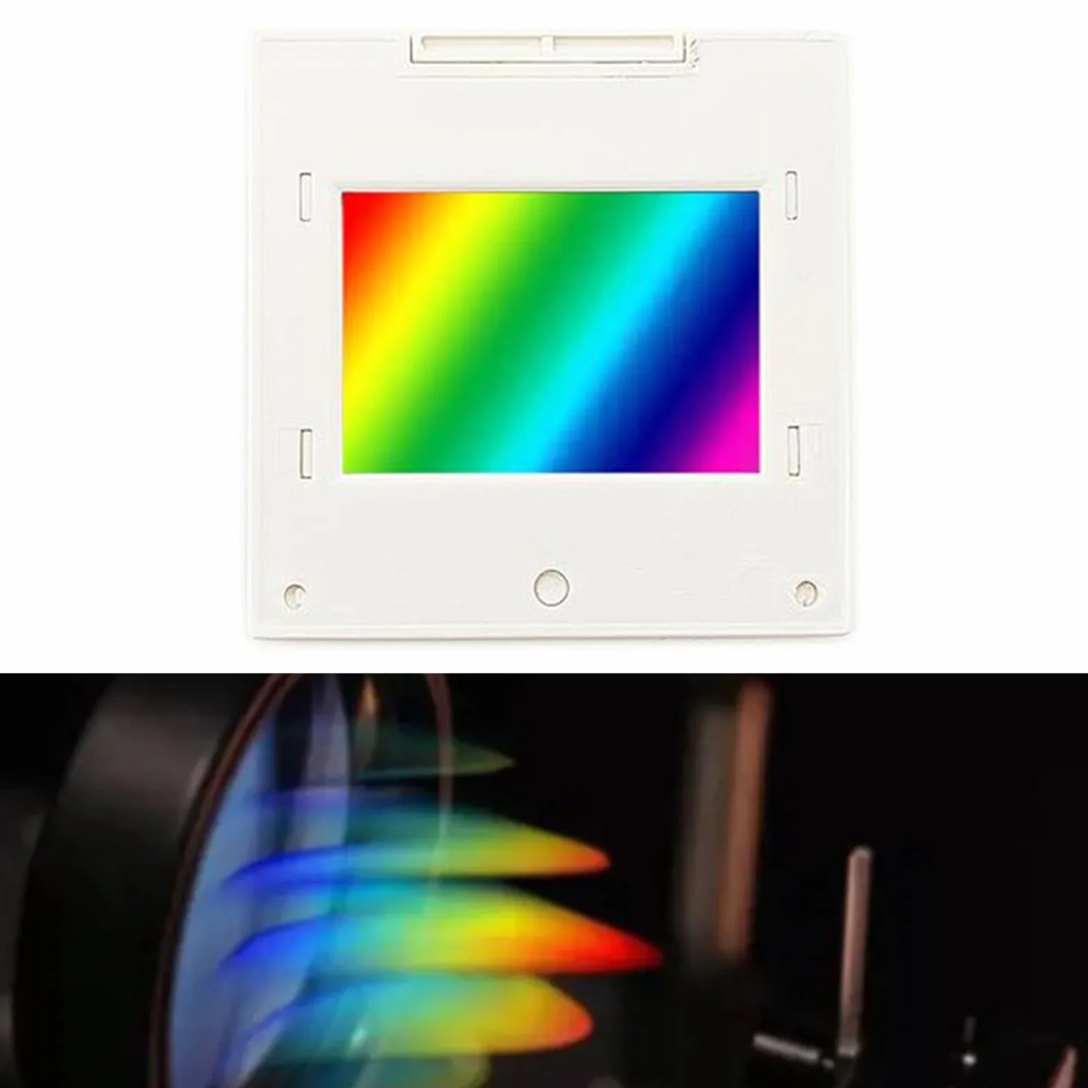 Espectrofotómetro de difracción Transmission Red óptico 300 líneas/mm