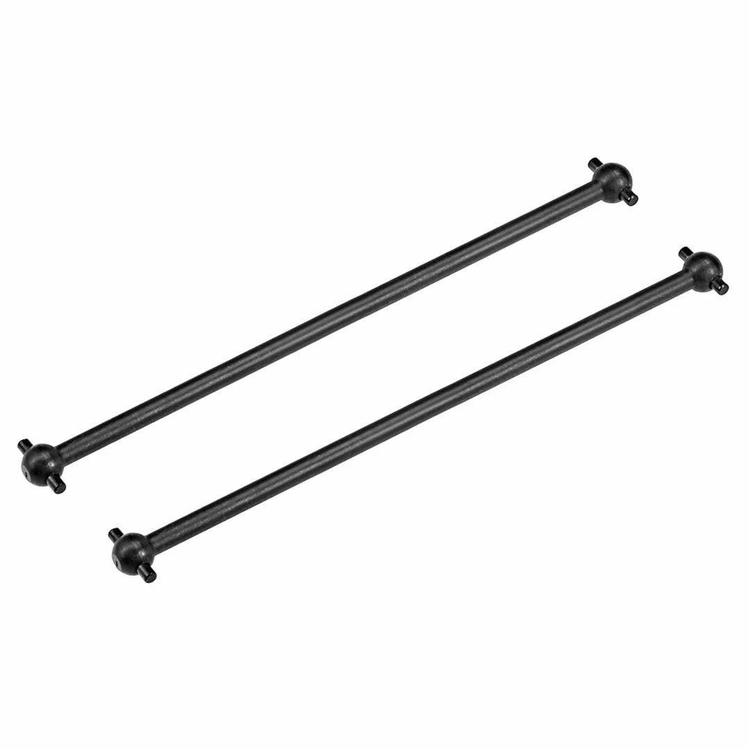 sourcing map 100mm Coche Perro Hueso Accionamiento Eje para 1/10 RC Coche Camión Negro 2uds