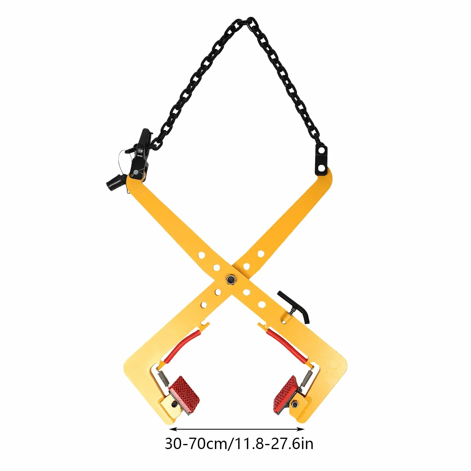 Pinza extractora de palés, soporte para bordillos, alicates de desplazamiento, 1000 kg, pinza para bordillos, 33 – 70 cm, soporte para piedra para levantar y transportar