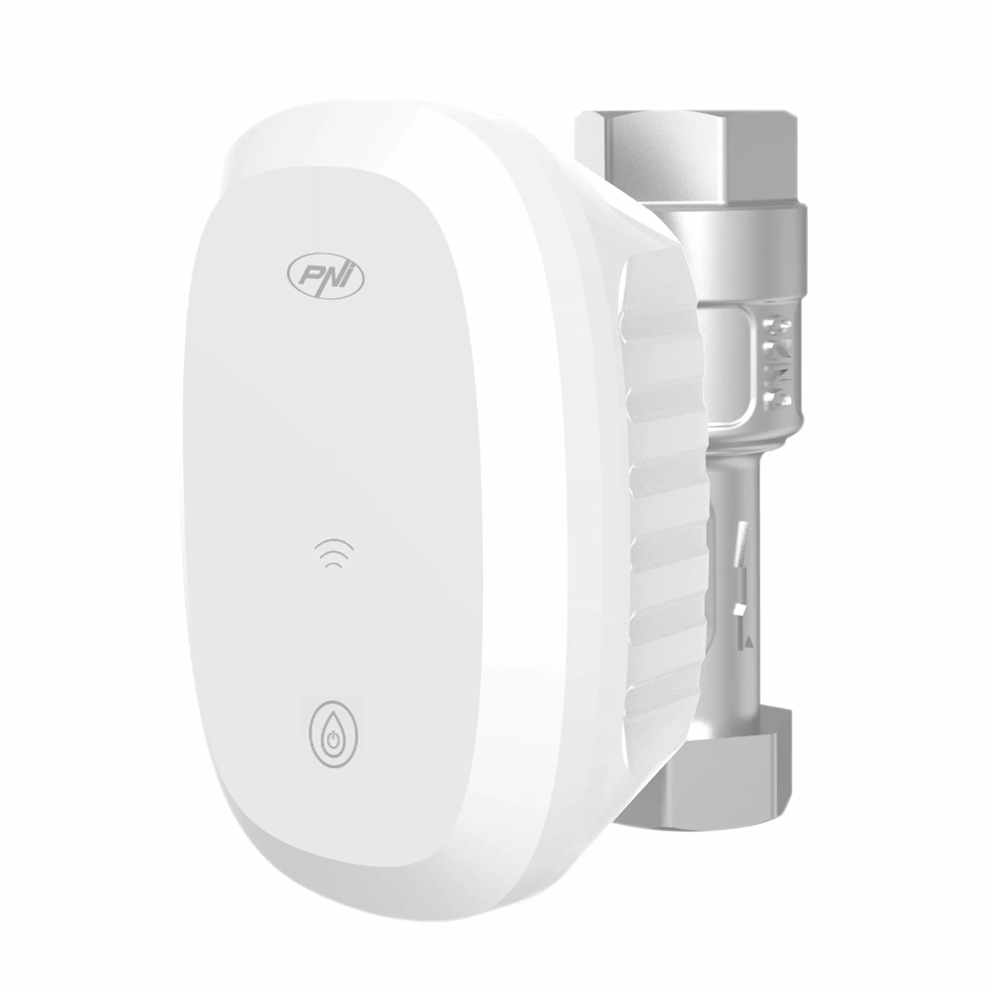 Válvula de agua inteligente PNI SV180 PLUS, Wi-Fi, IP65, DN20 3/4, controlable desde Tuya Smart, Amazon Alexa y Google Home, mide el consumo de agua.