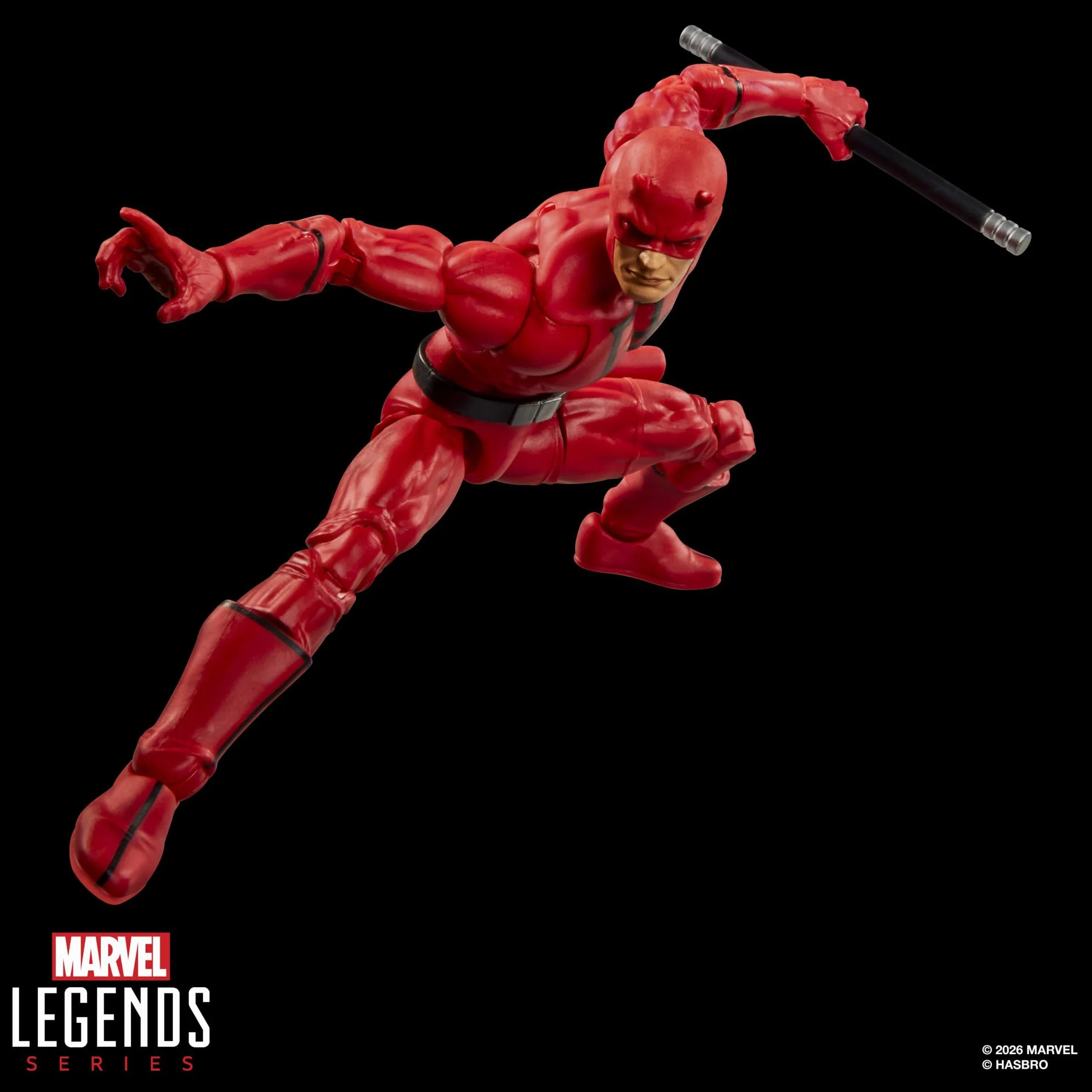 Marvel Legends Series Secret Wars Daredevil Figura Retro Coleccionable 15 cm Escudo Lenticular Inspirada Cómics Marvel