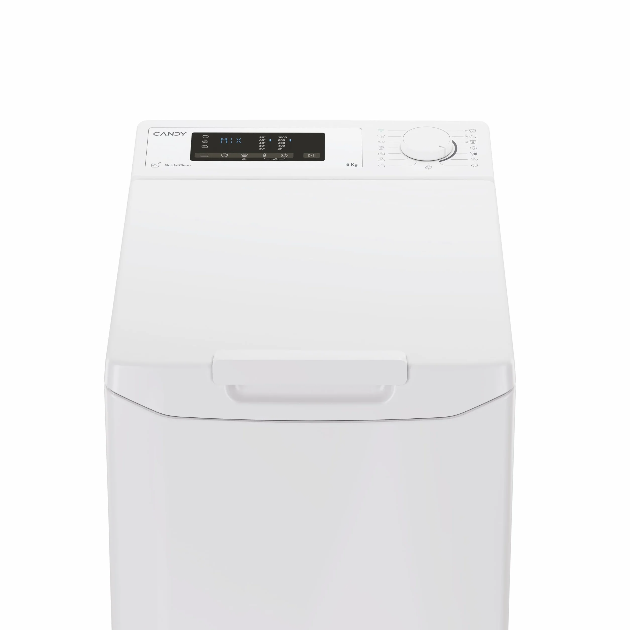 Candy ProWash 300 TCA063D3-S Lavadora Carga Superior 6KG 1000RPM Wi-Fi Blanco