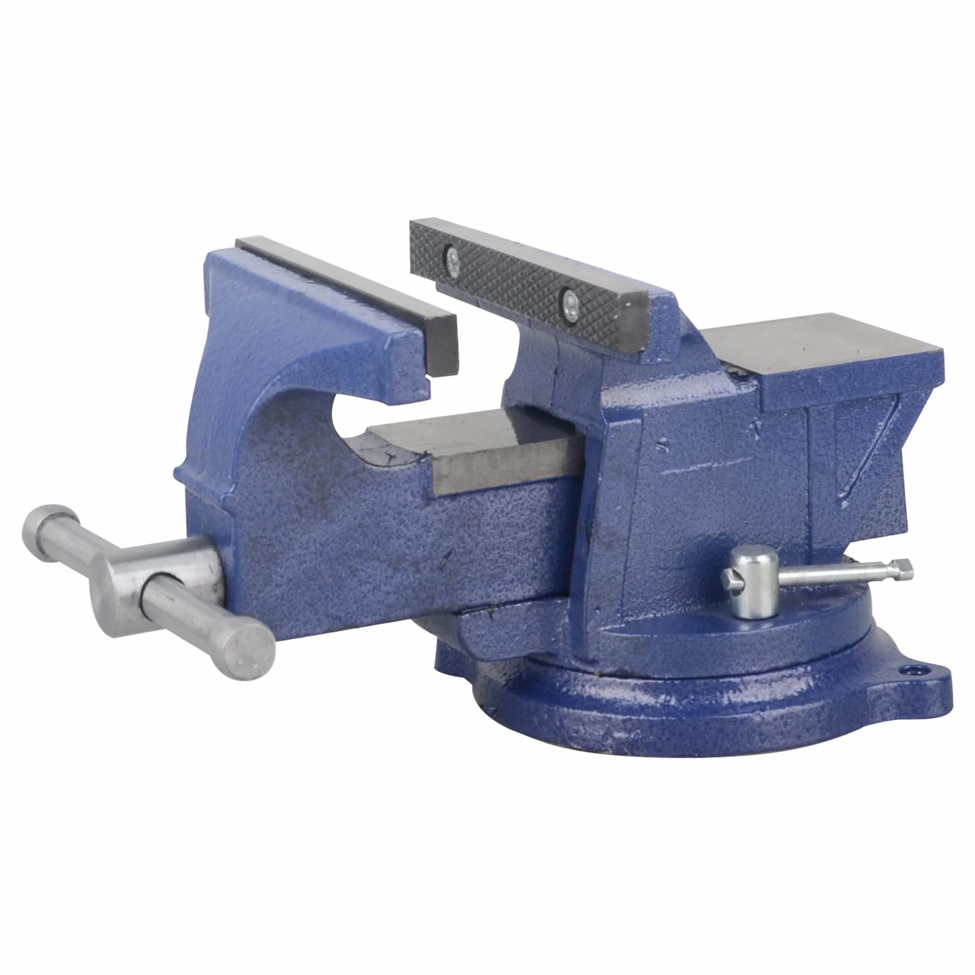 DAYUAN Tornillo de banco de acero 10,2 cm 360° con base yunque Abrazadera de mesa giratoria