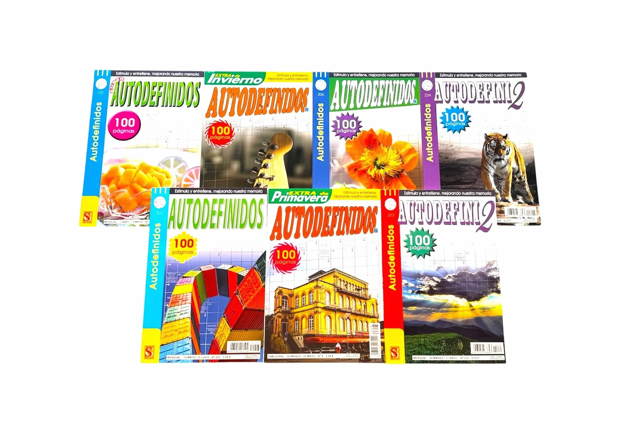 Autodefinidos Variados Pack 4 Libros Surtidos Entretenimiento Desafío Adultos Edición Actualizada
