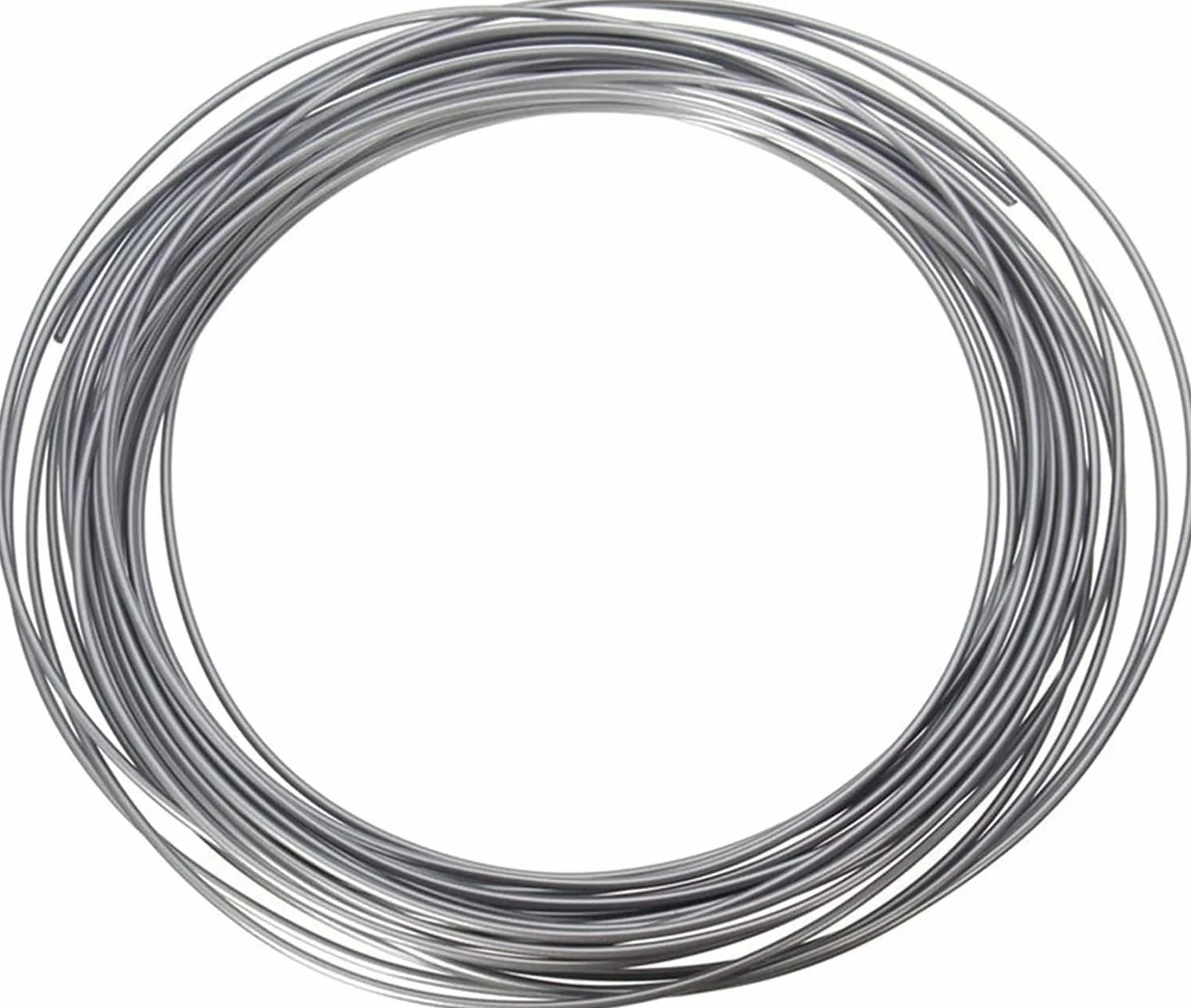 Cuerda de Alambre, Alambre de Acero galvanizado en Plata, calibres y Longitudes múltiples(11 Gauge - 35m/115ft Long)
