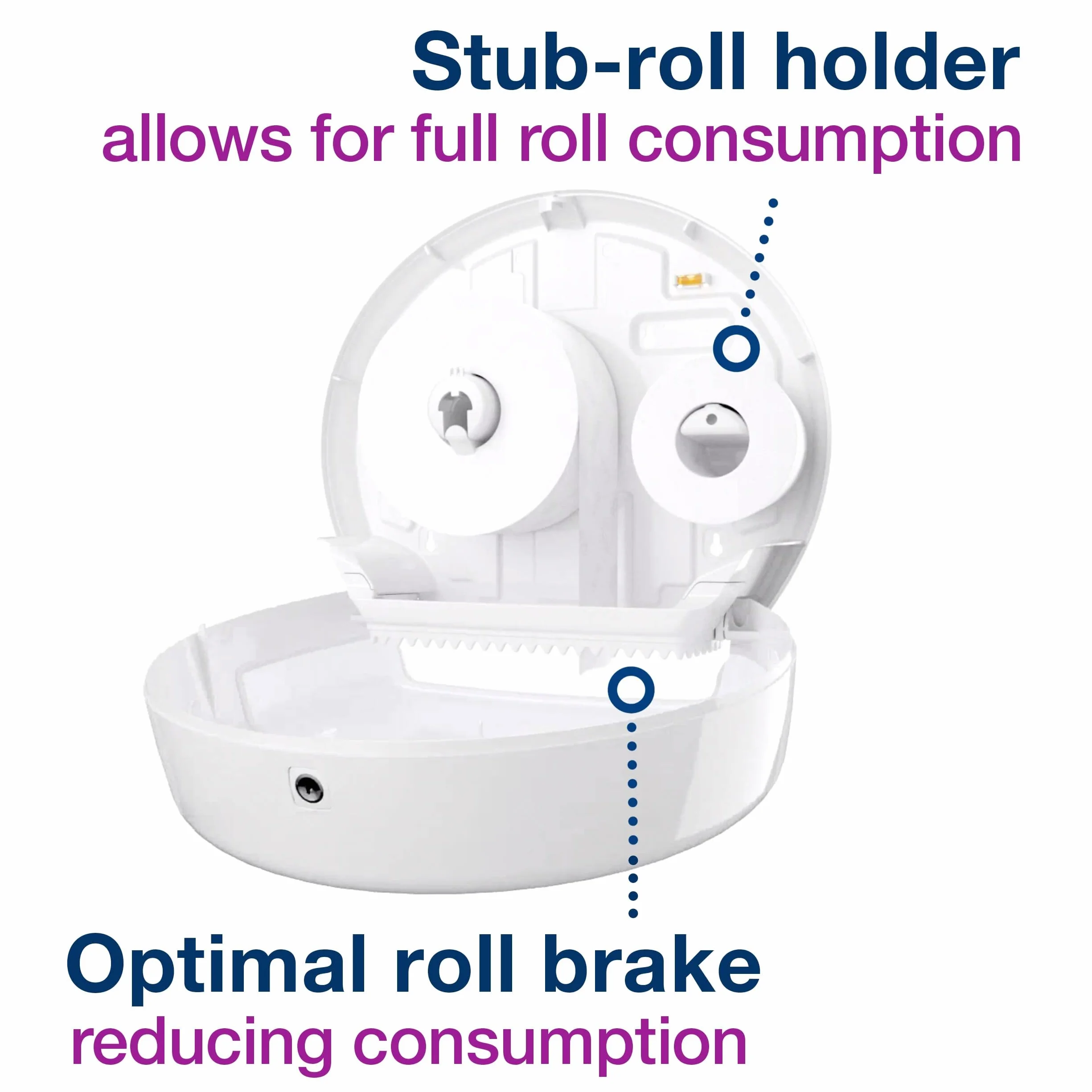 Tork Mini Jumbo Papel higiénico Starter Pack - 955000 - T2 + Recambio de papel higiénico (170 metros)
