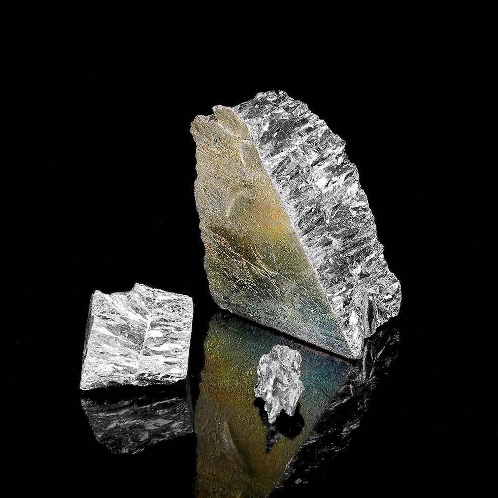 Bismuto Ingot- metal Lingote Chunk 99,99% puro geodas de cristal for hacer los cristales, señuelos de pesca y Arte (1000g)