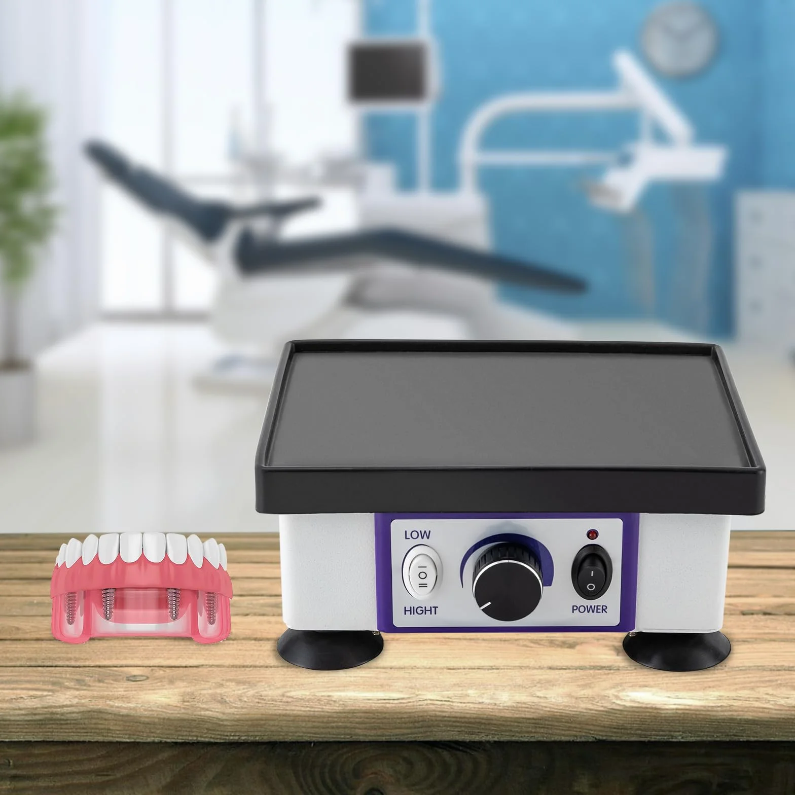 Oscilador dental vibratorio 220V 120W 21x13cm equipo laboratorio dental