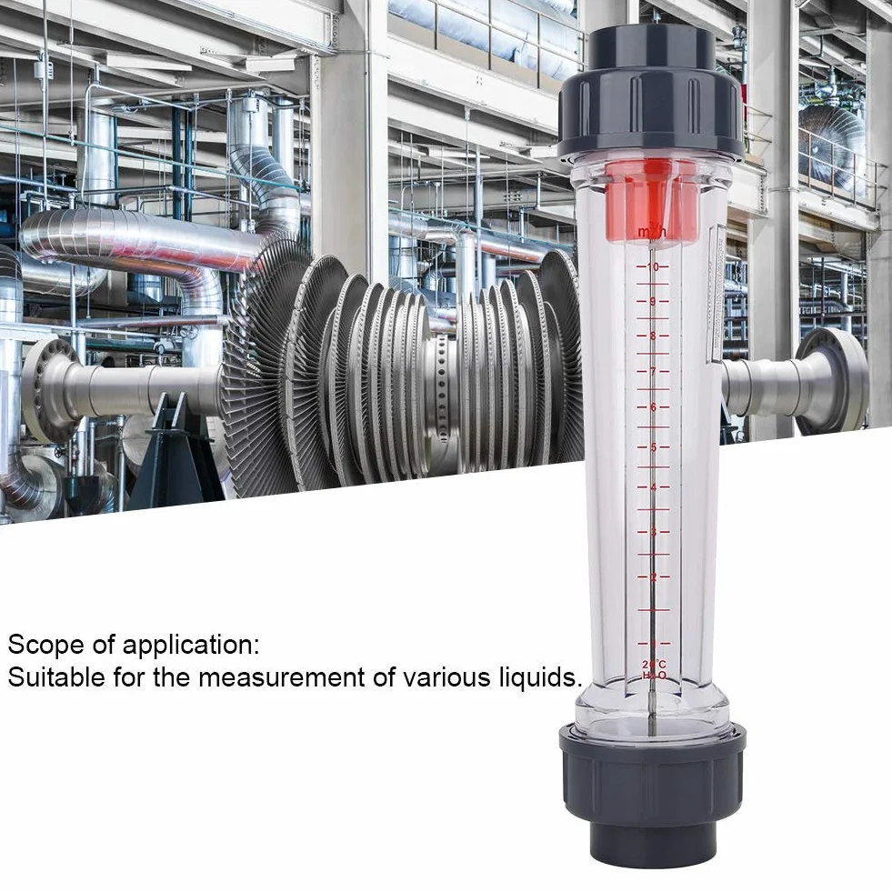 Caudalímetro de Plástico Líquido LZS-40 (D) 1-10m³/H Alta Precisión Flujo de Agua