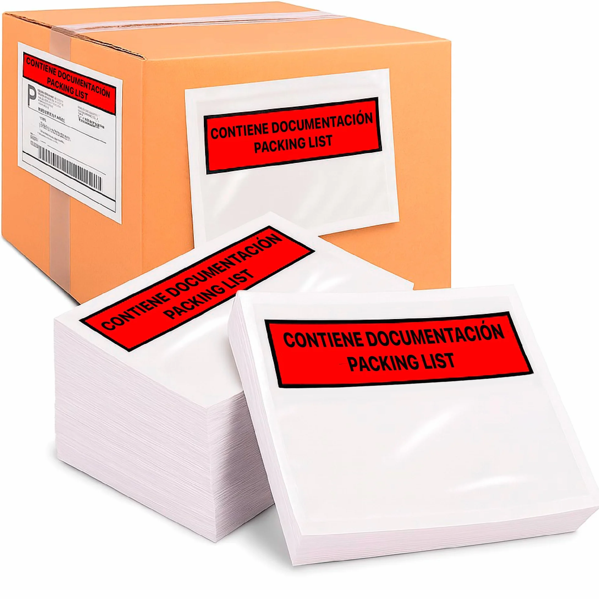 Sobres Portadocumentos Adhesivos 180x140 mm Pack 1000 - Alta adhesión Material de oficina