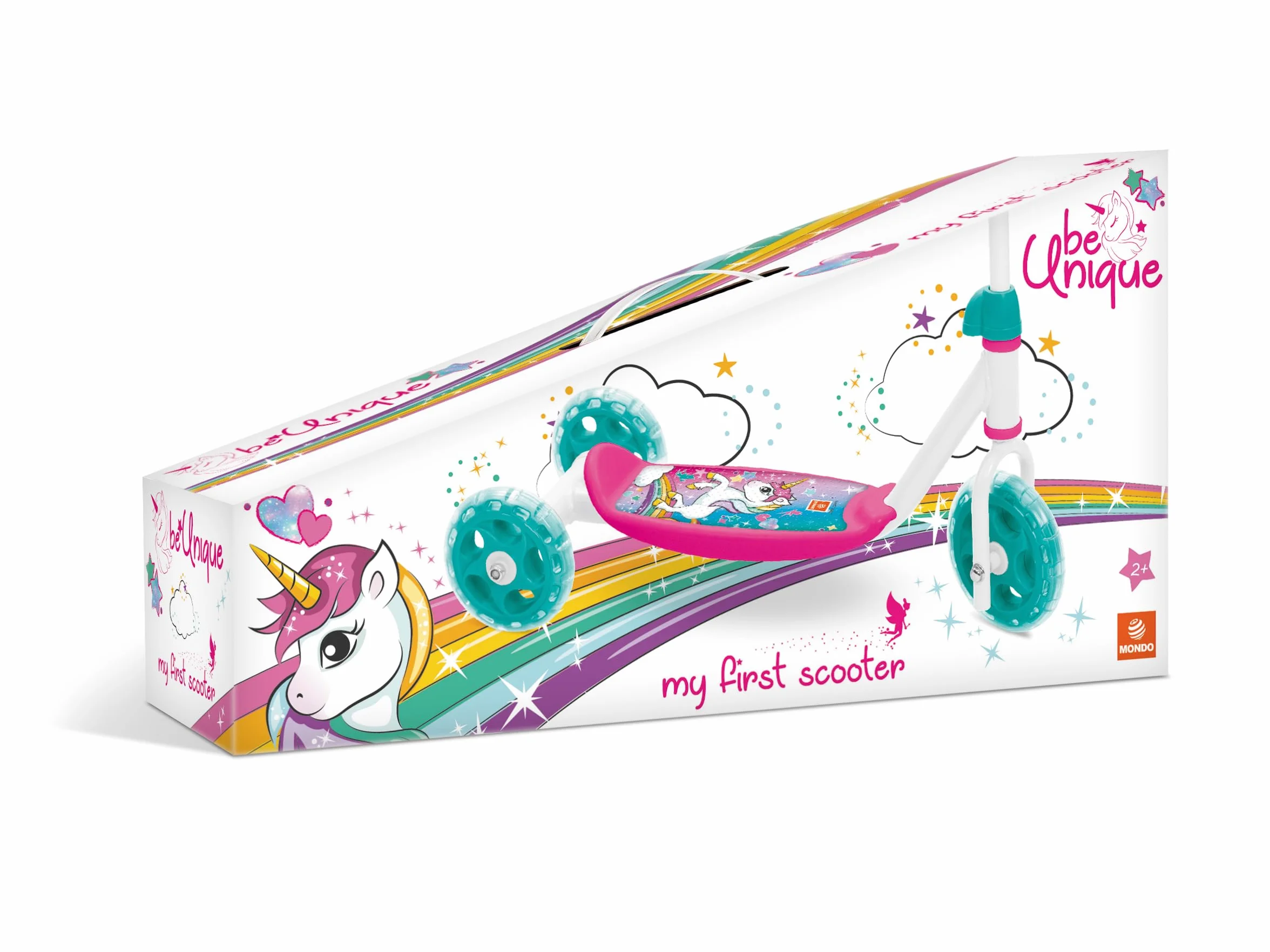 Mondo Toys My First Scooter UNICORN 3 ruedas para niños a partir de 2 años
