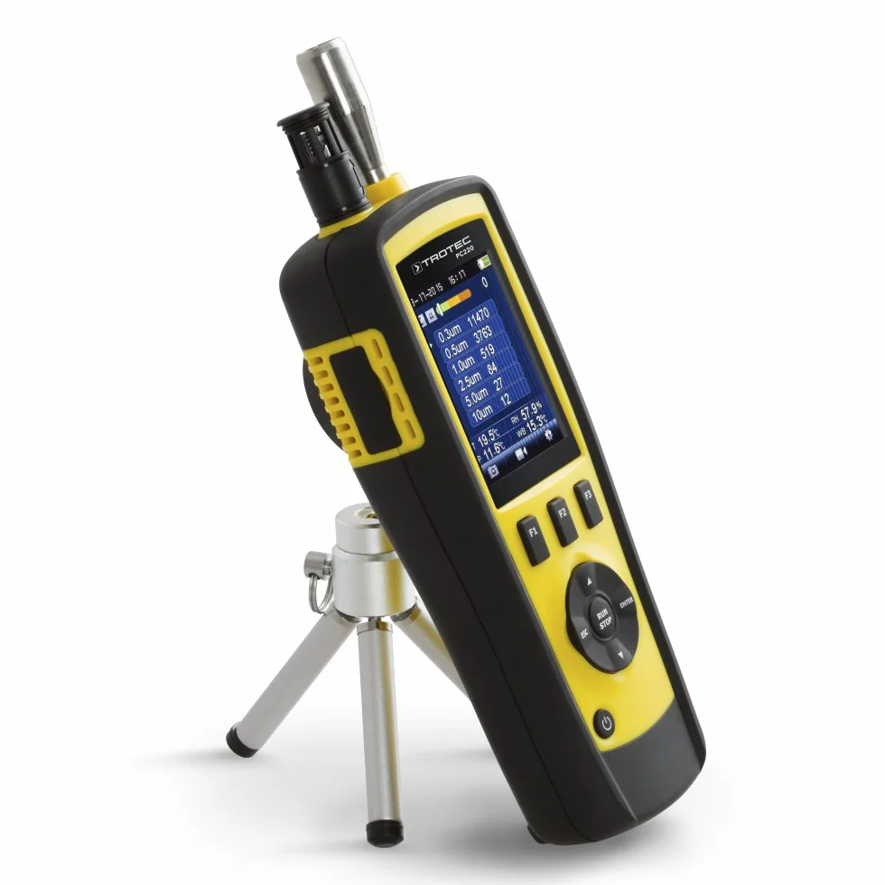 TROTEC Contador de partículas PC220 Incl. Certificado de calibración