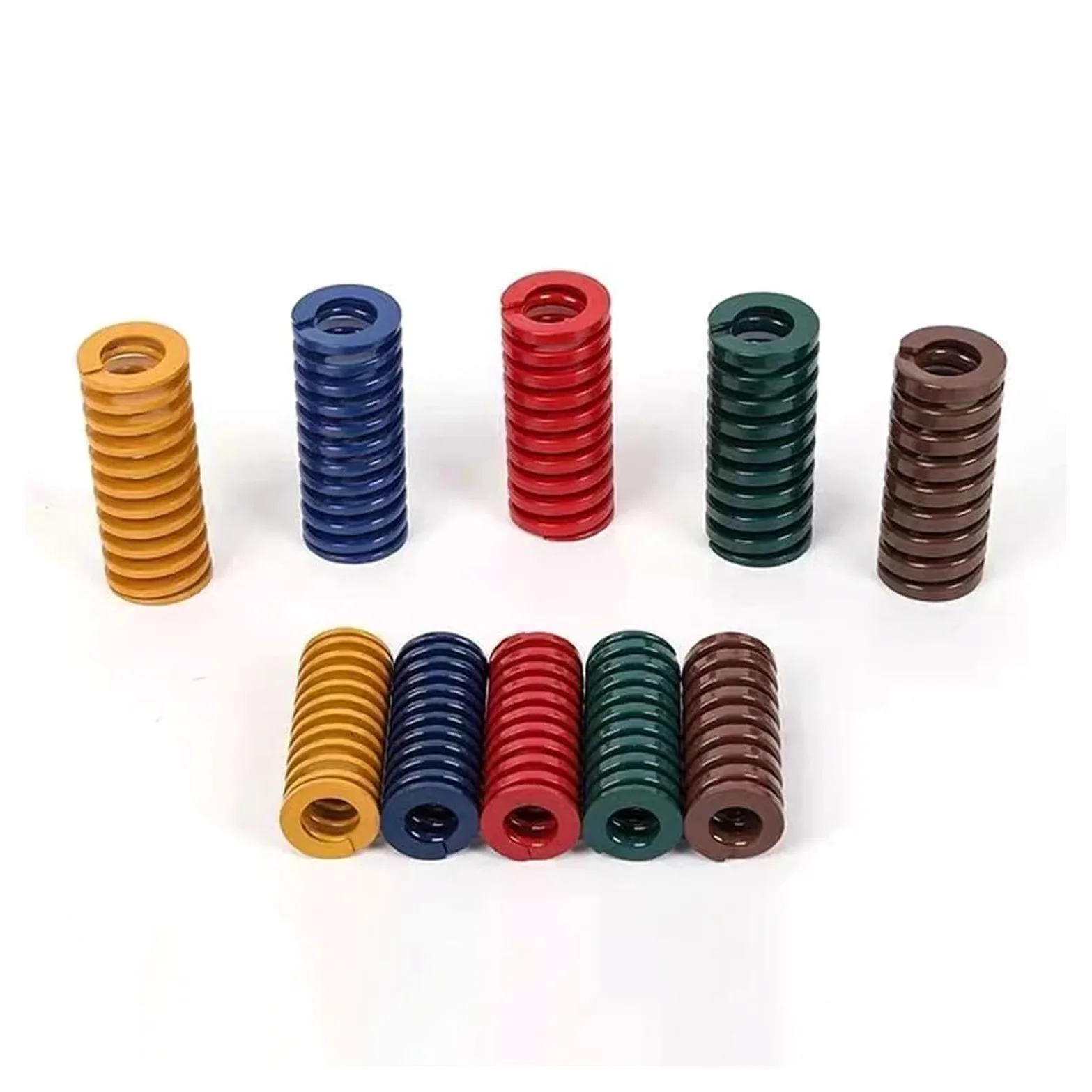 1 resorte de troquel. | Resorte de estampado en espiral de acero de aleación OD50mm ID25mm L20-200mm(50x25x70mm,Blue)