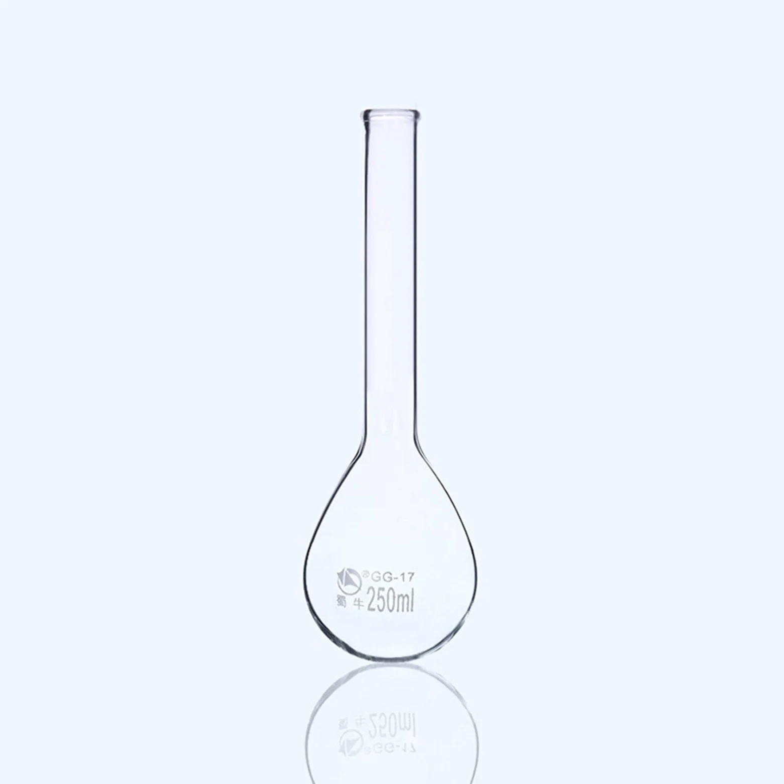 Juego de matraces de vidrio, Matraz de nitrógeno Kjeldahl Botella de nitrógeno de cuello largo Vidrio de borosilicato Equipo de laboratorio(500ml)
